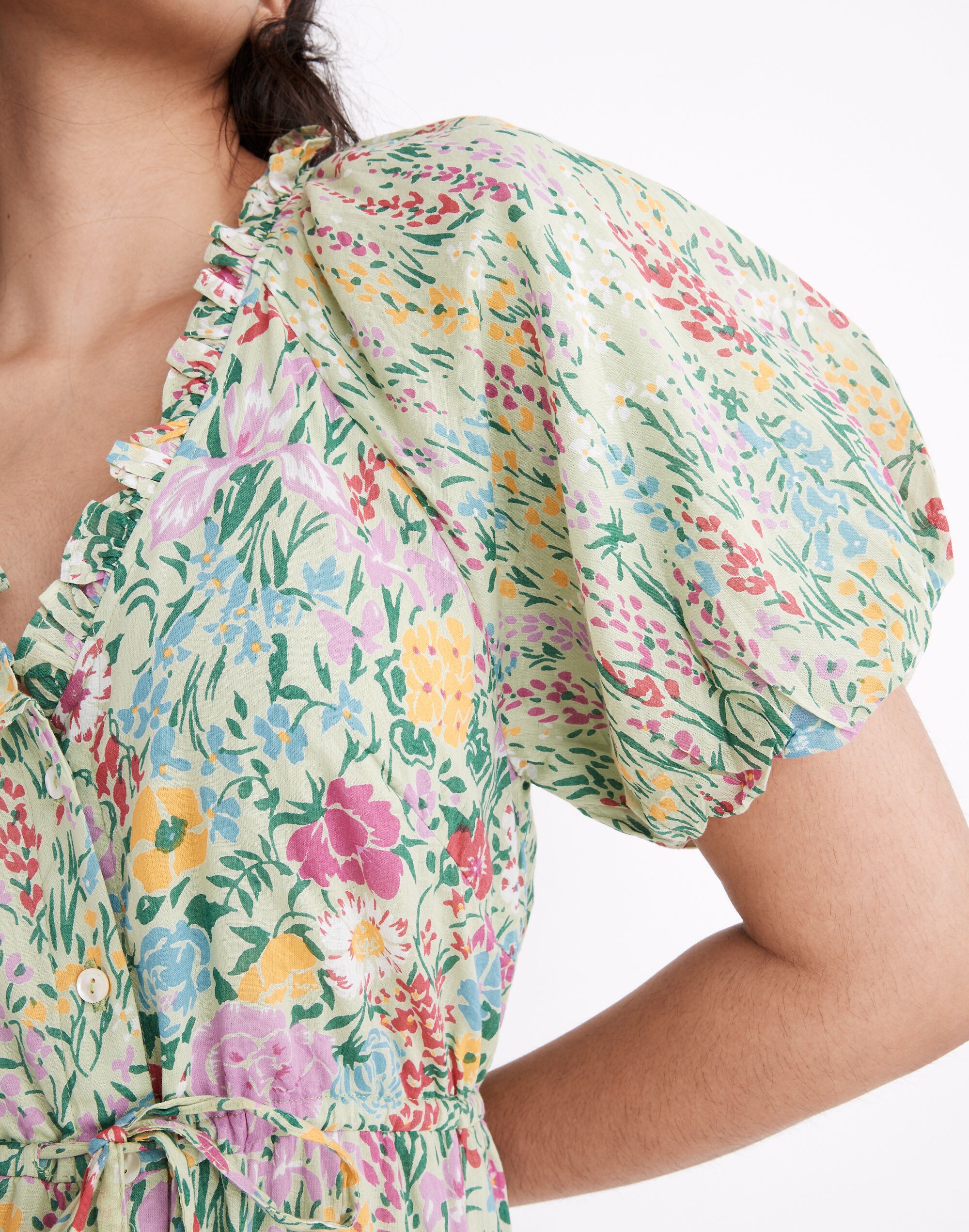 Banjanan Poppy Floral Midi Dress