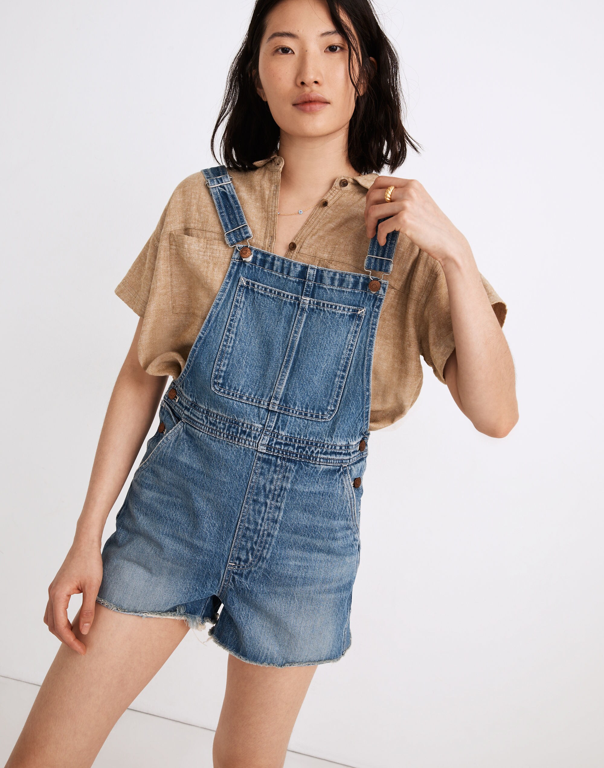 Adirondack Short Overalls in Wrightwood Wash
