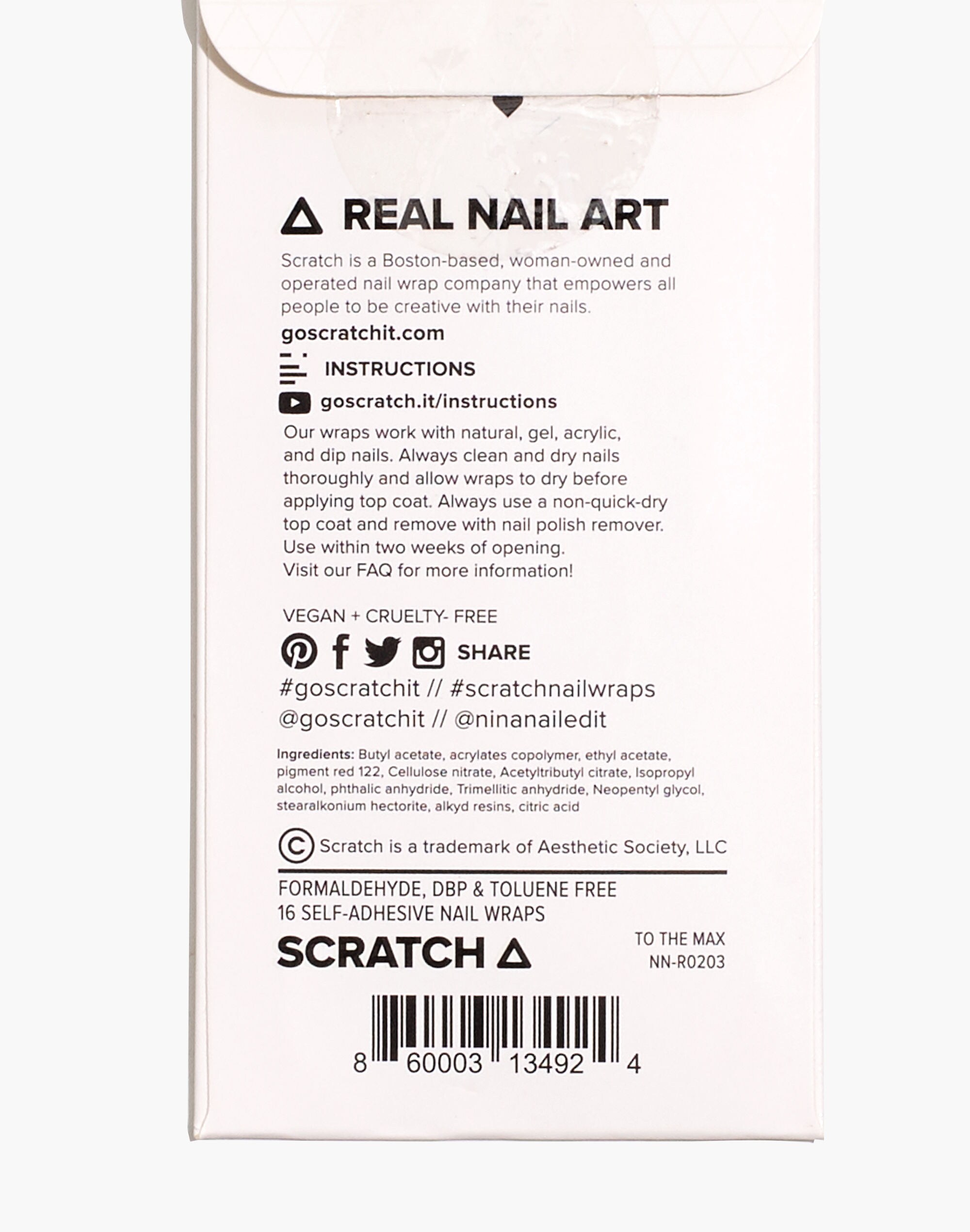 Scratch&trade; Nail Wraps Kit