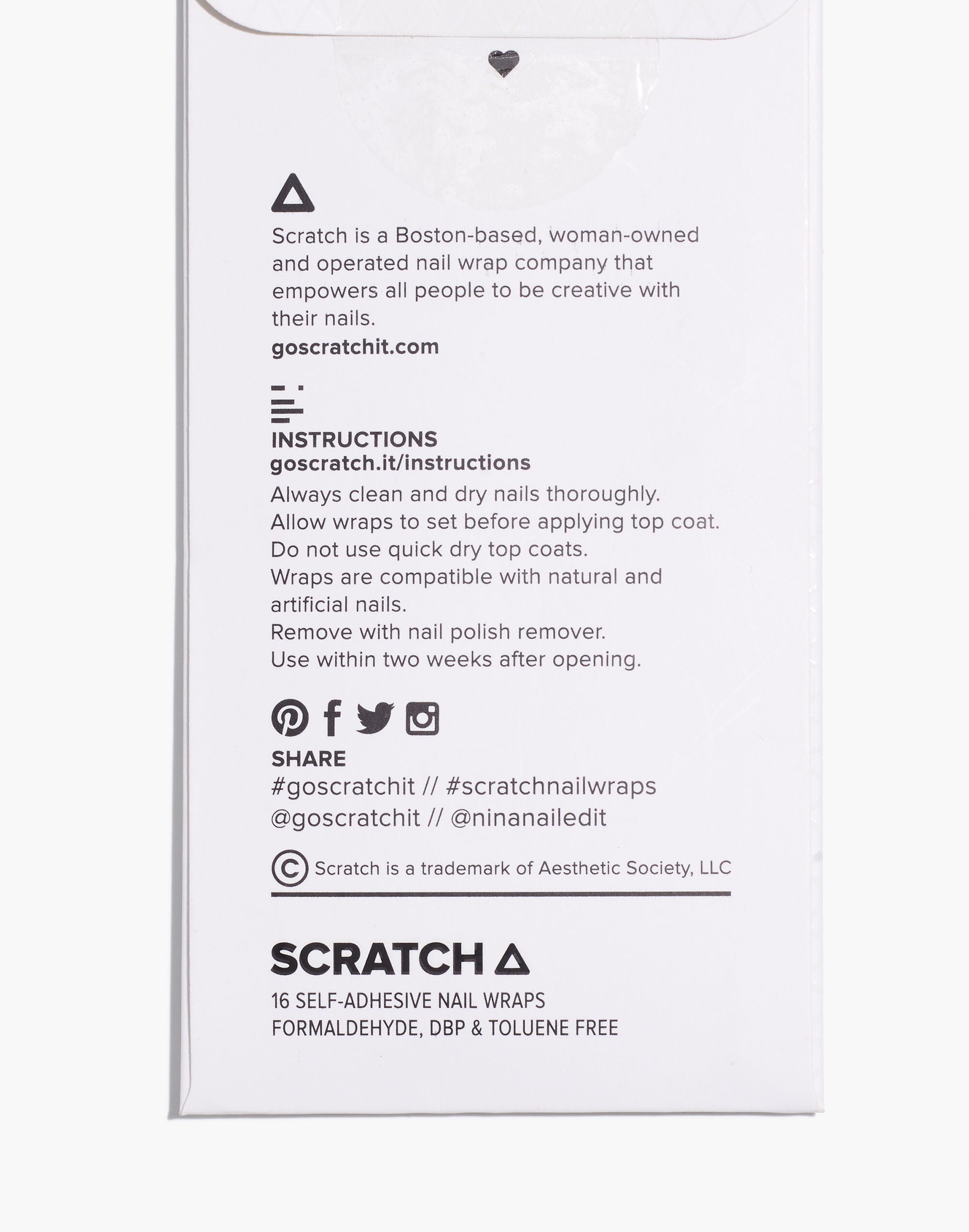 Scratch&trade; Nail Wraps Kit