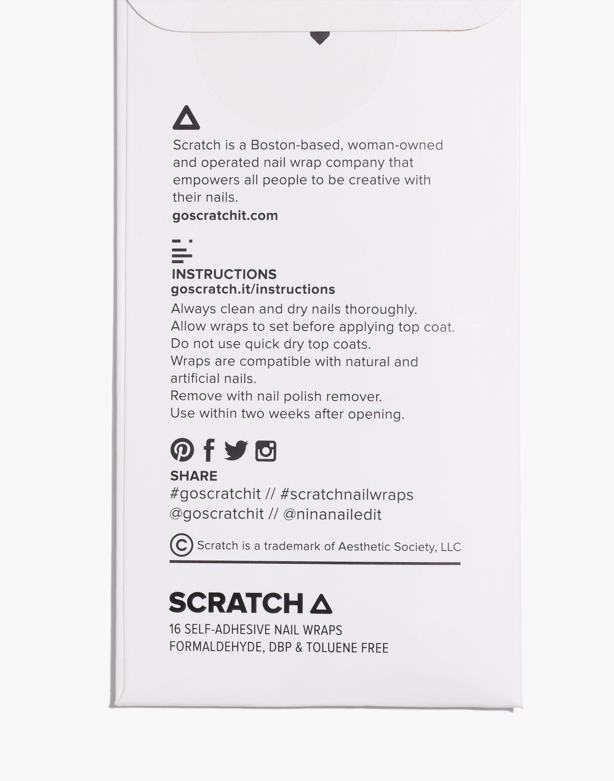 Scratch&trade; Nail Wraps Kit