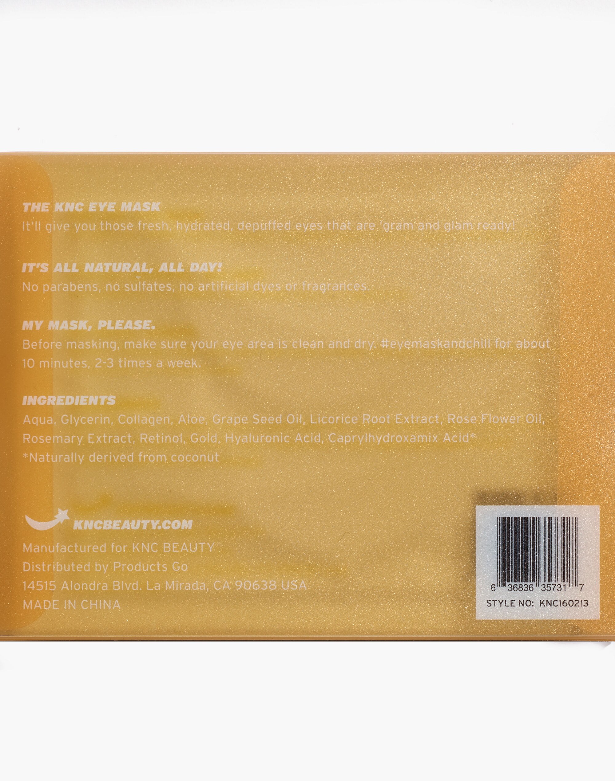 KNC Beauty&reg; Five-Pack Eye Mask Set