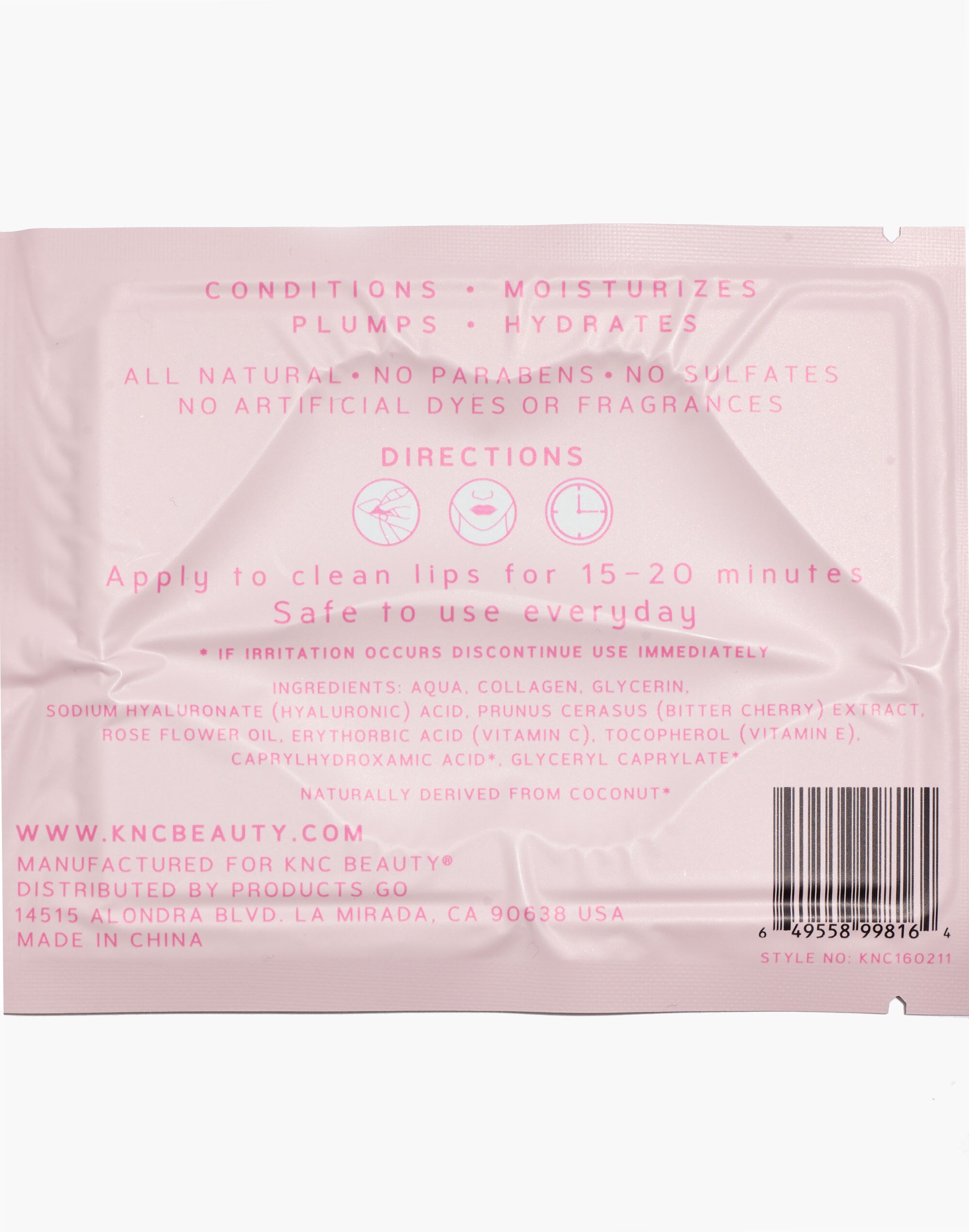 KNC Beauty&reg; Individual Lip Mask