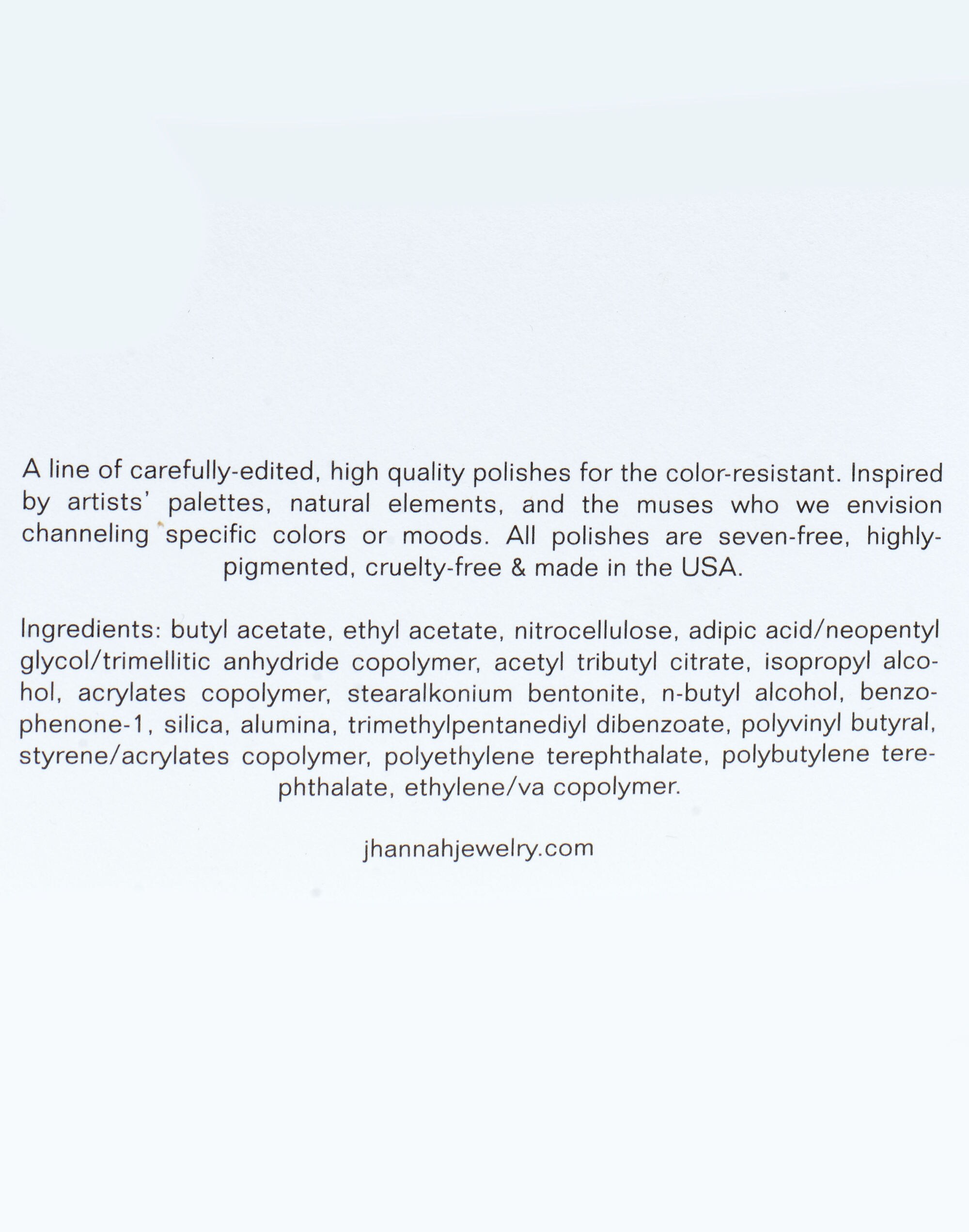 J. Hannah&reg; Five-Pack Mini Nail Polish Kit