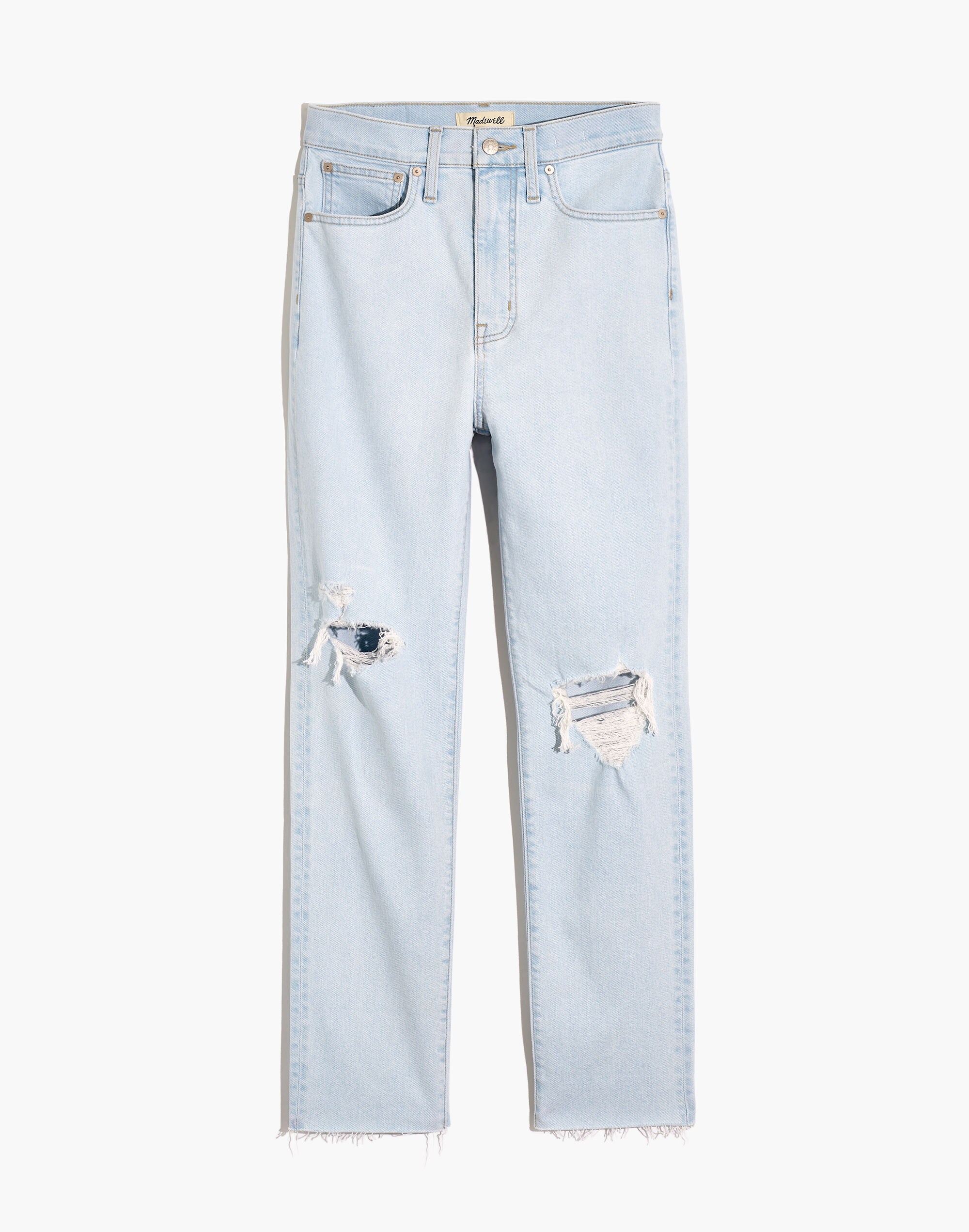 The Plus Momjean in Harman Wash: Raw-Hem Edition