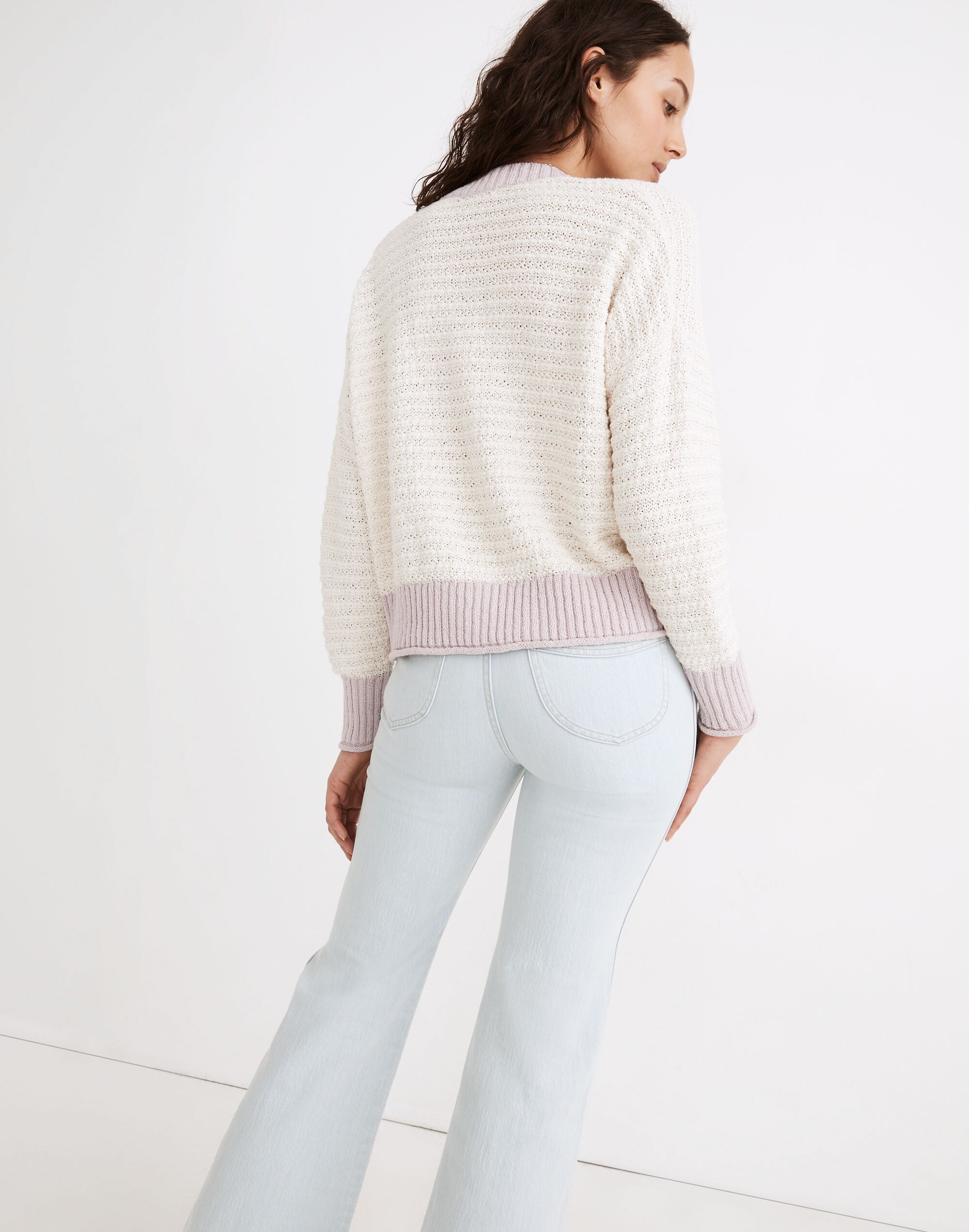 Seabrook Cardigan Sweater in Colorblock
