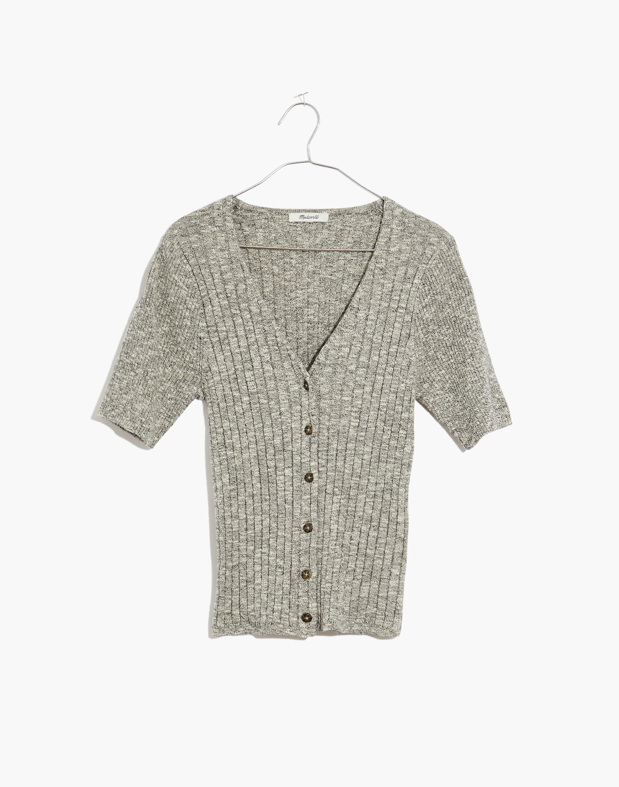Glencrest Button-Front Sweater Tee