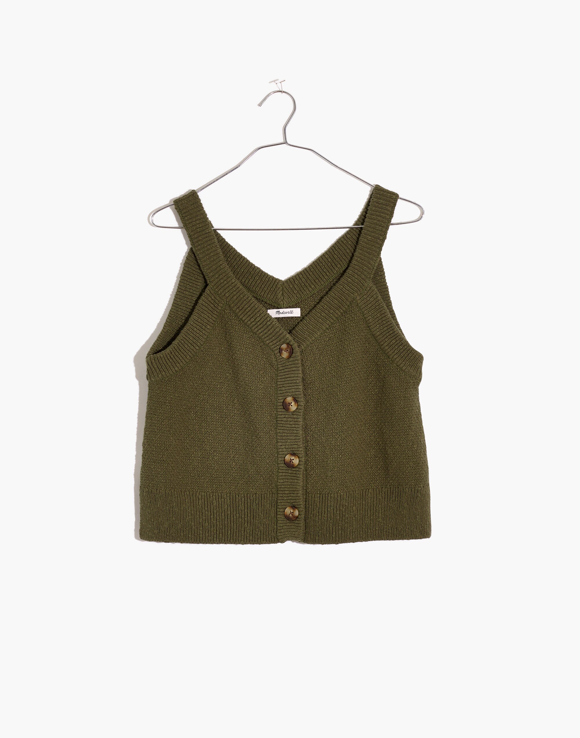 Wakefield Button-Front Sweater Tank