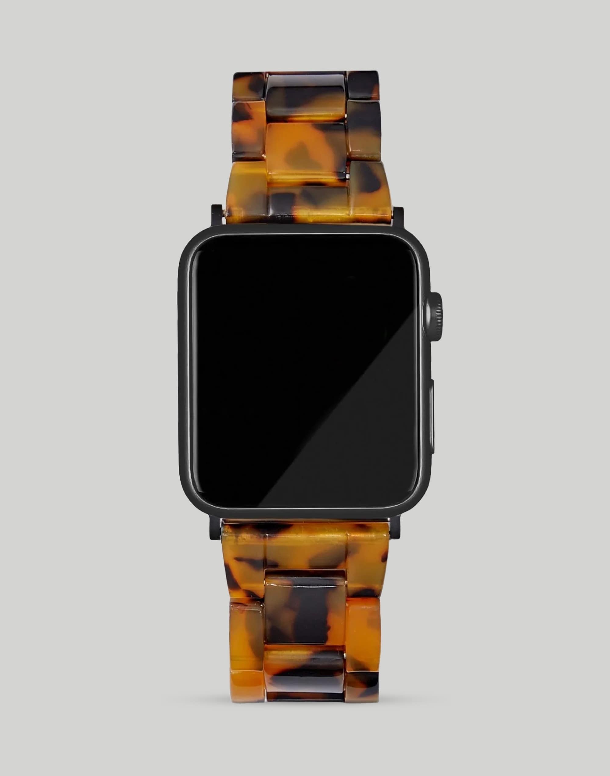 Mw Machete Apple Watch Band With Black Hardware (38/40 Mm) In Brown Multi