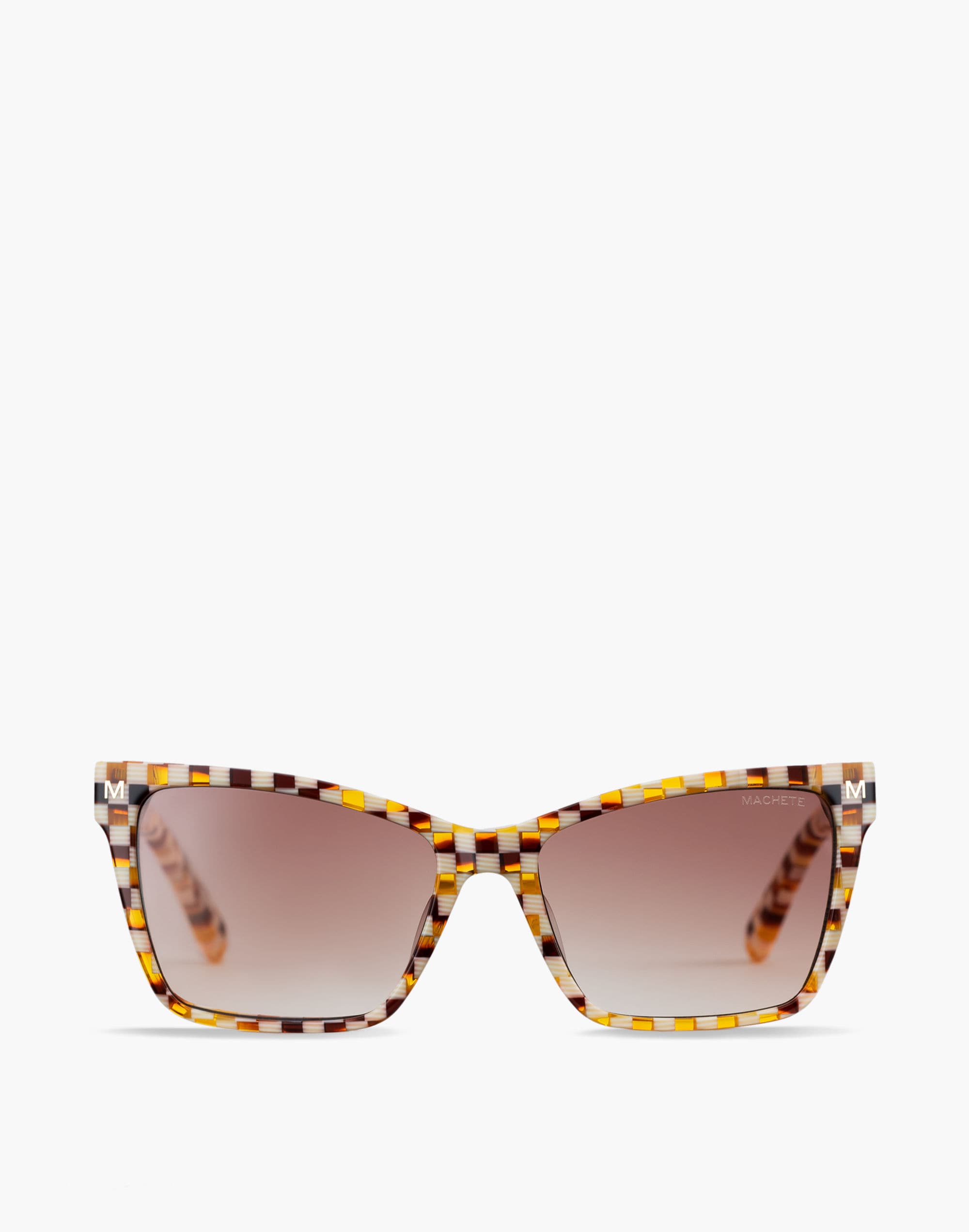 Mw Machete Sally Sunglasses In Brown Multi