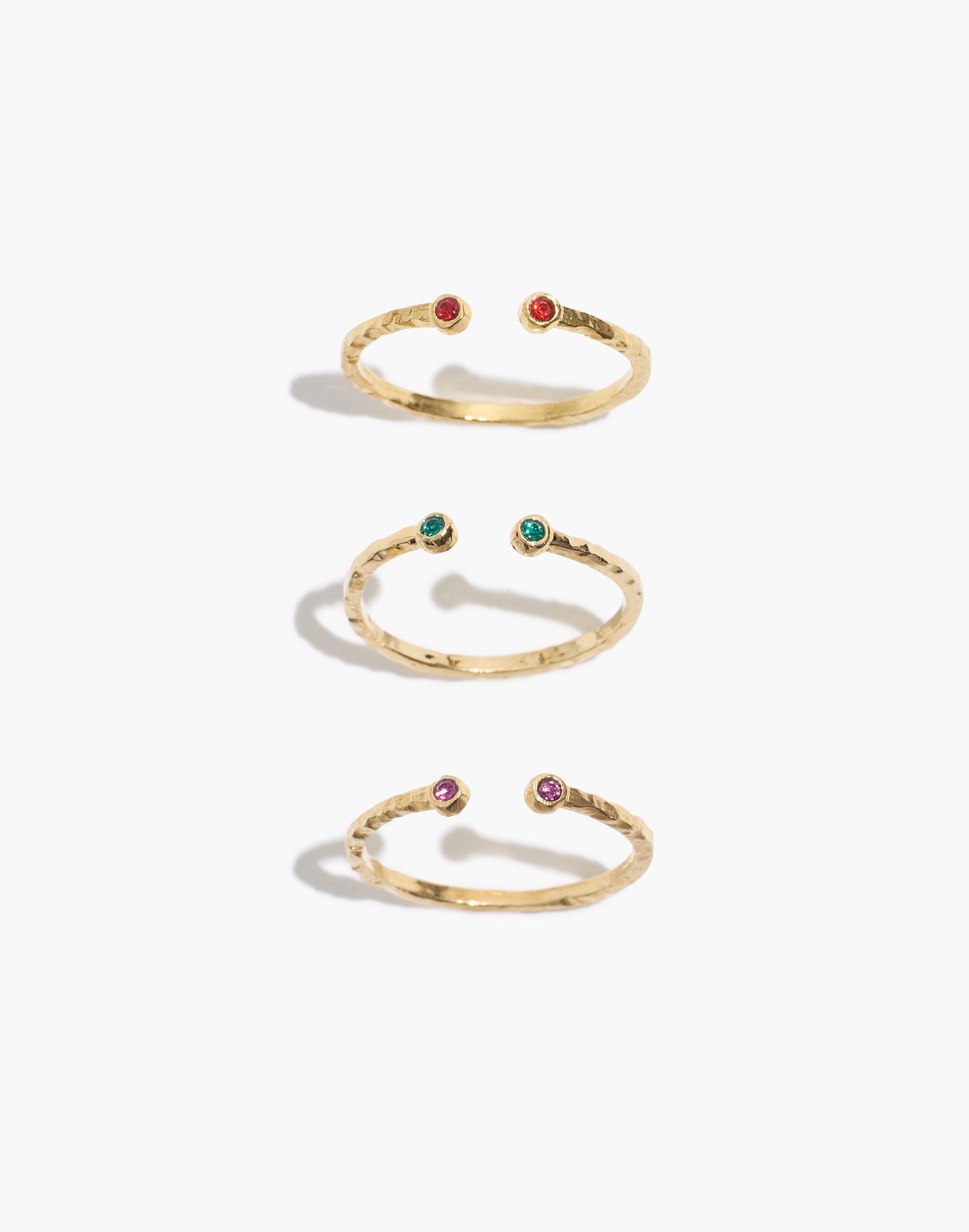 Katie Dean Jewelry™ 18k Gold-Plated Birthstone Ring