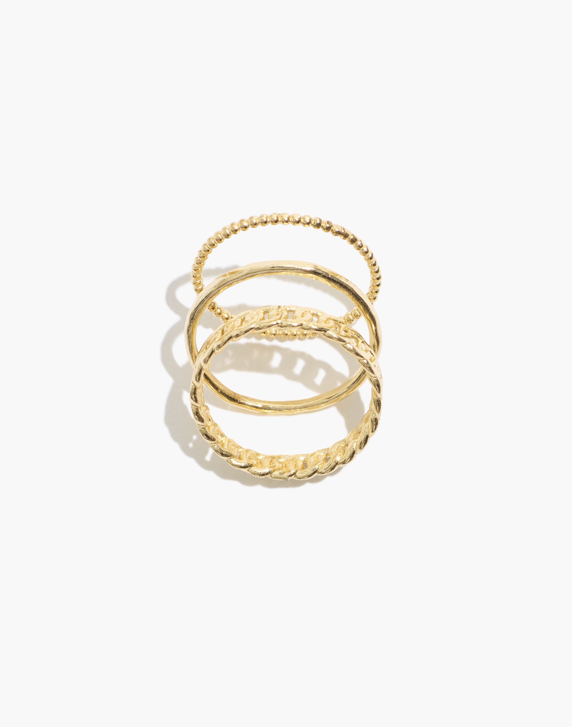 Katie Dean Jewelry™ 18k Gold-Plated Everyday Ring Set