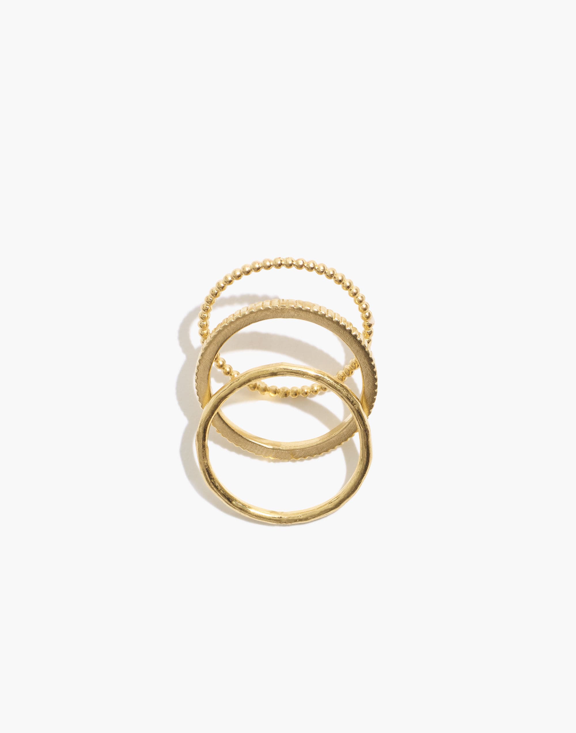 Katie Dean Jewelry™ Gold-Plated Minimal Ring Set