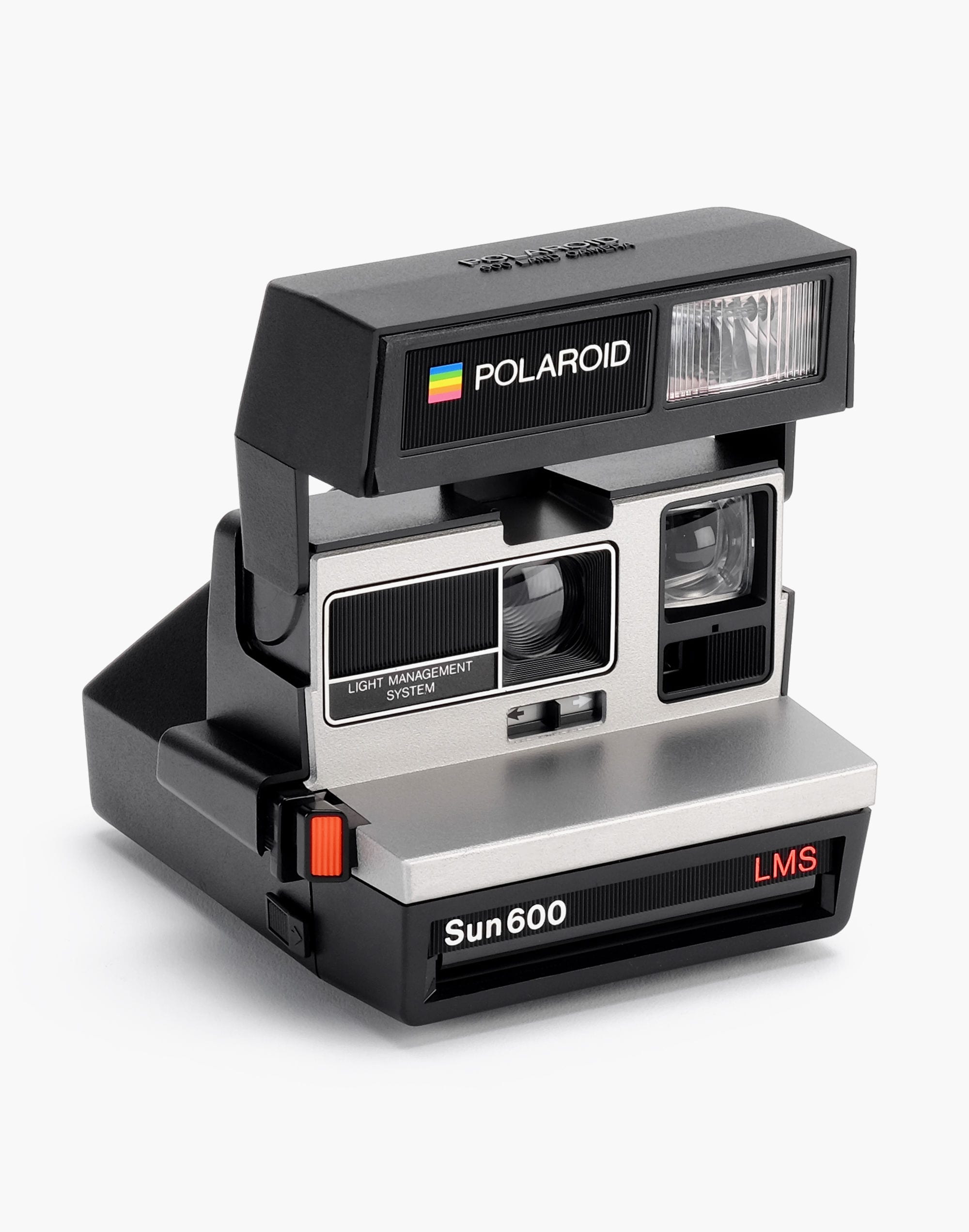 Retrospekt® Refurbished Vintage Polaroid 600 Sun600 LMS Instant Film Camera in Silver and Black