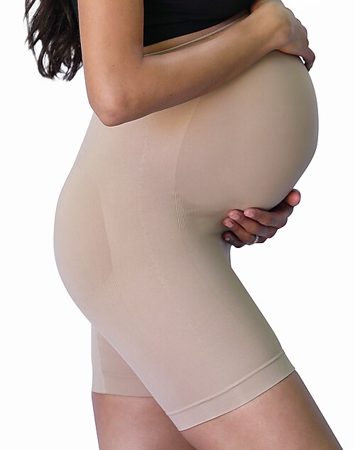 Fashion High Waist Shapewear Pregnancy Abdomen Support Maternity Body Shaper  Seamless Slimming Shorts Legging Pants For Dress