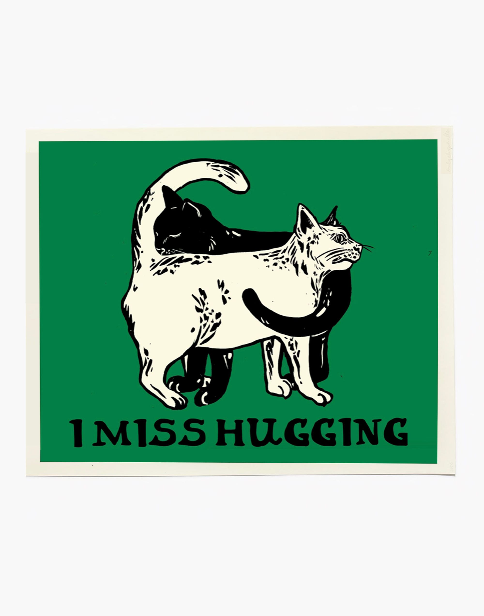 Emily Elizabeth Miller Cat Hug Print
