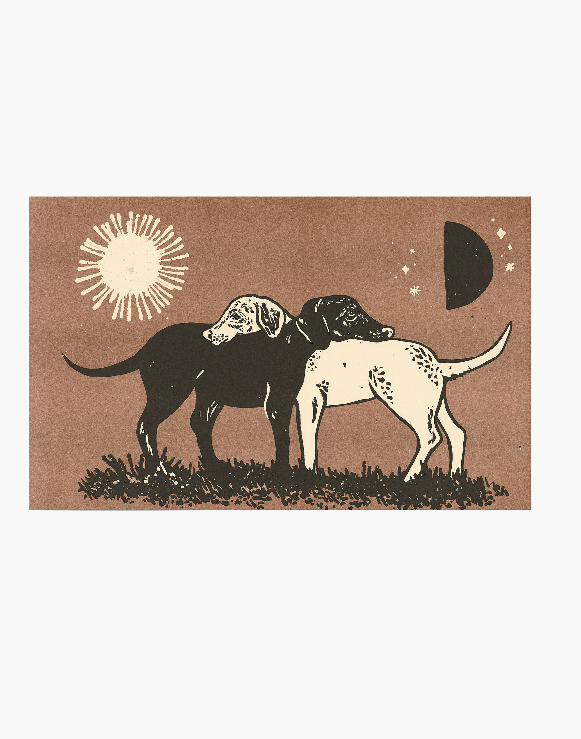 Emily Elizabeth Miller Dog Hug Print