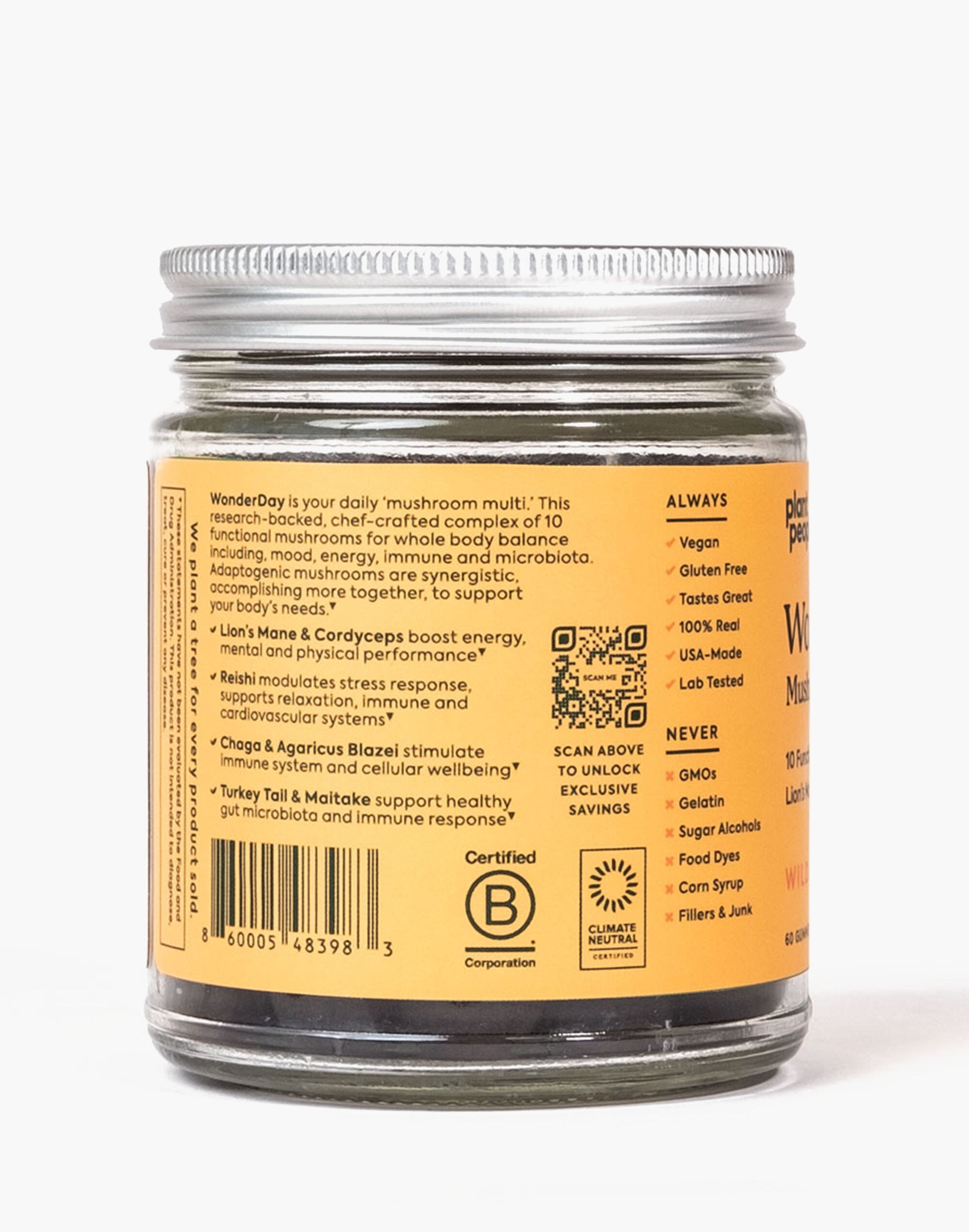 Plant People WonderDay Mushroom Gummies