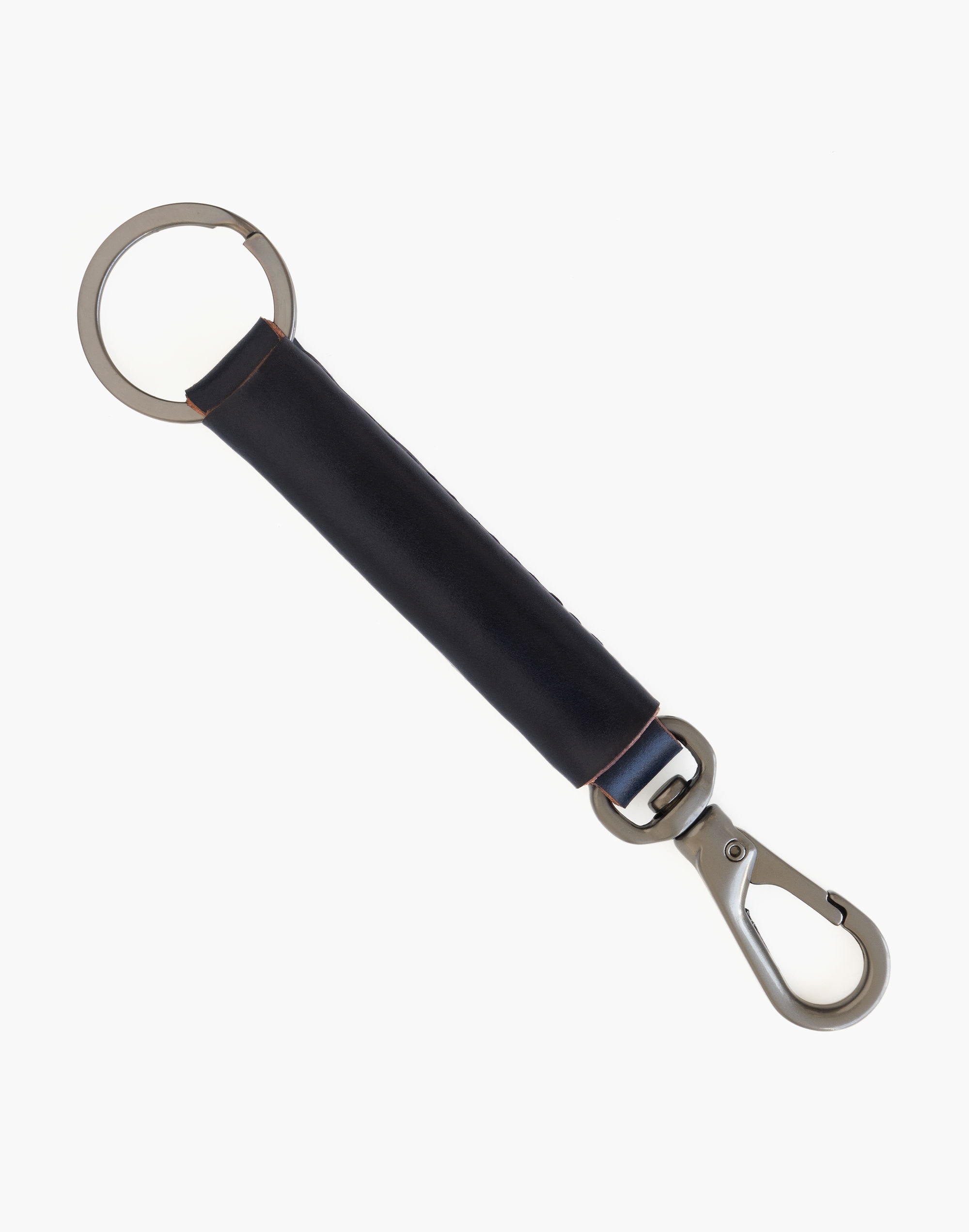 Mw Makr Loop Keychain With Snap Hook In Navy