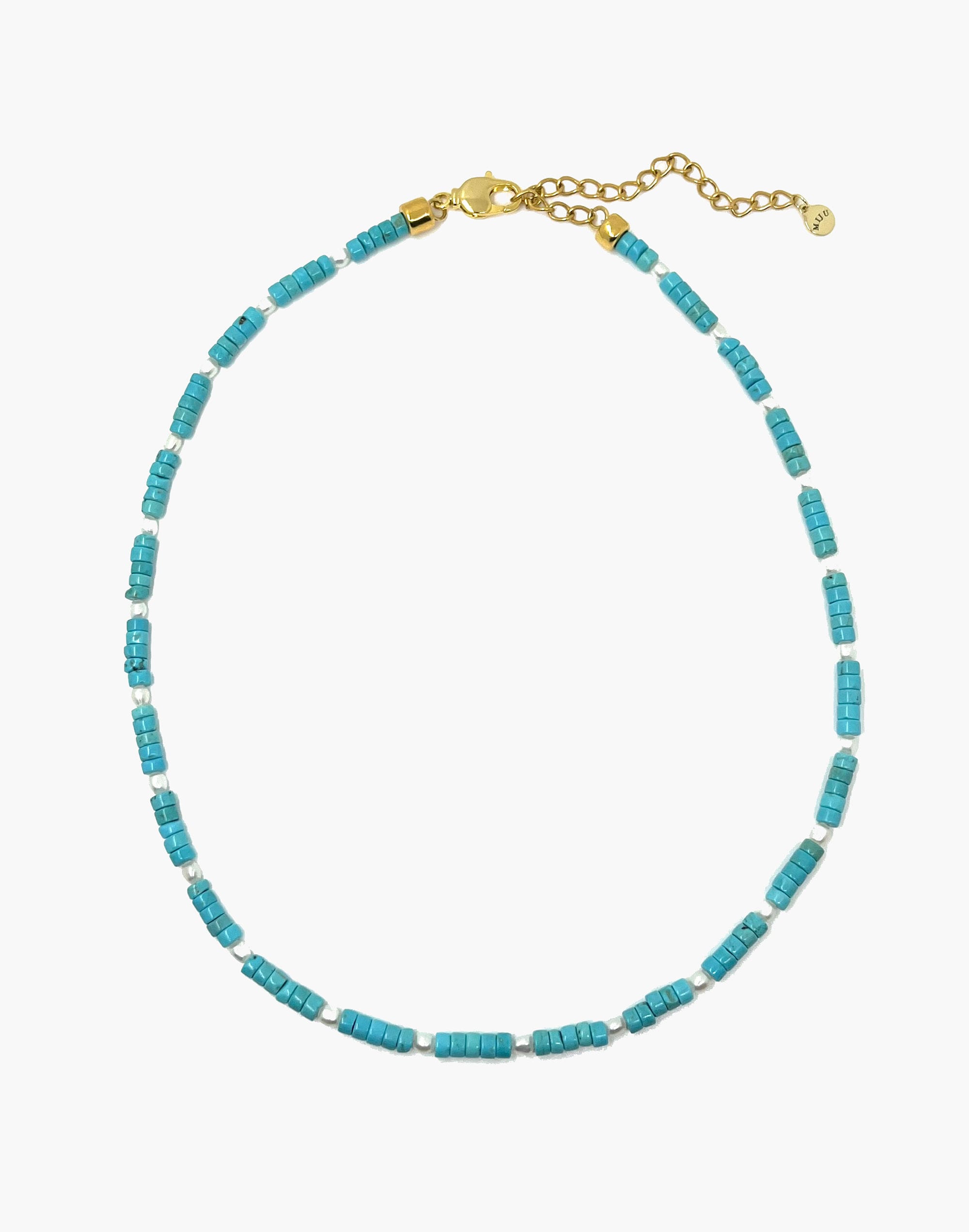 Madewell x MIJU Turquoise Beaded Del Mar Necklace