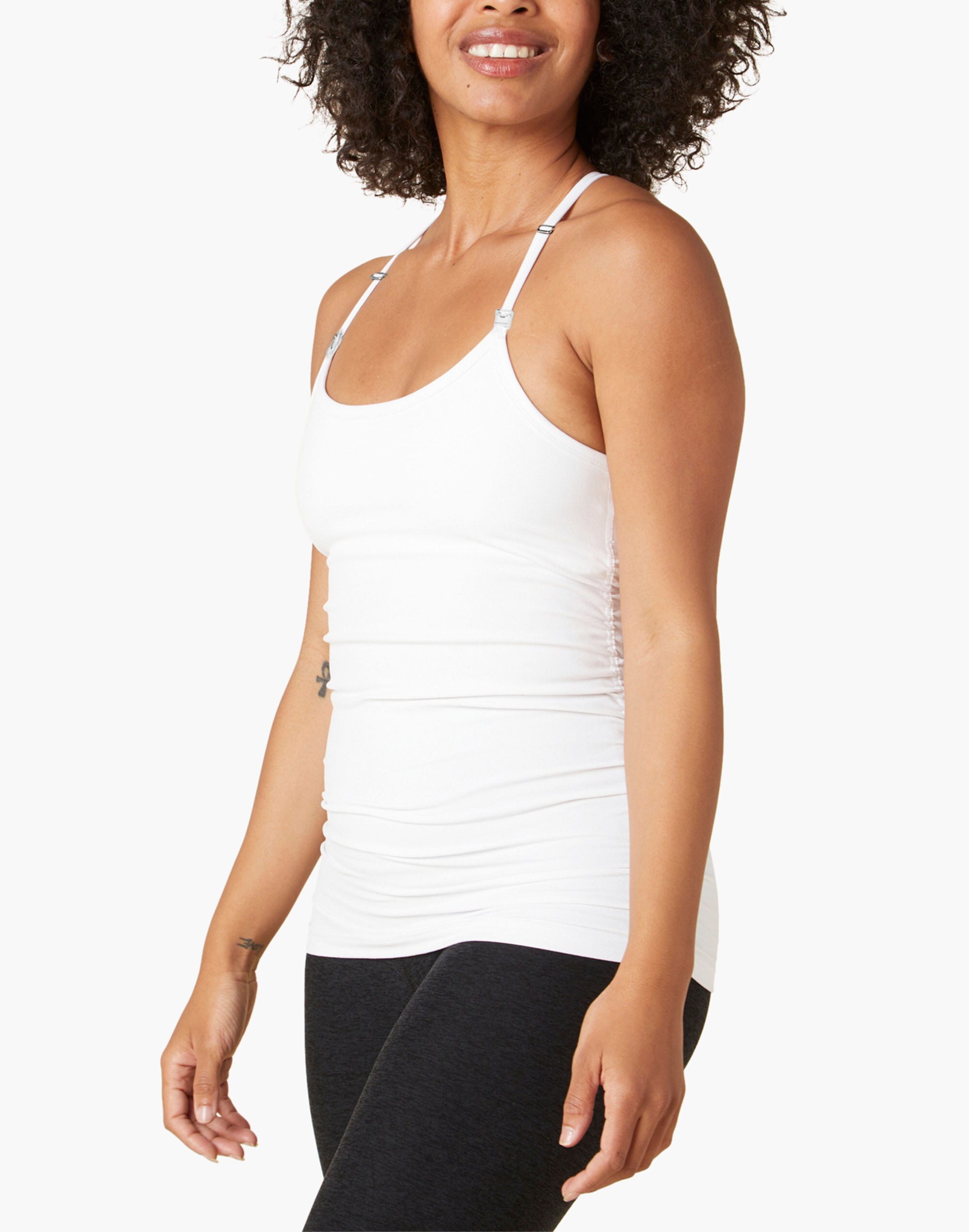 Beyond Yoga Featherweight Clip and Cuddle Nursing Cami