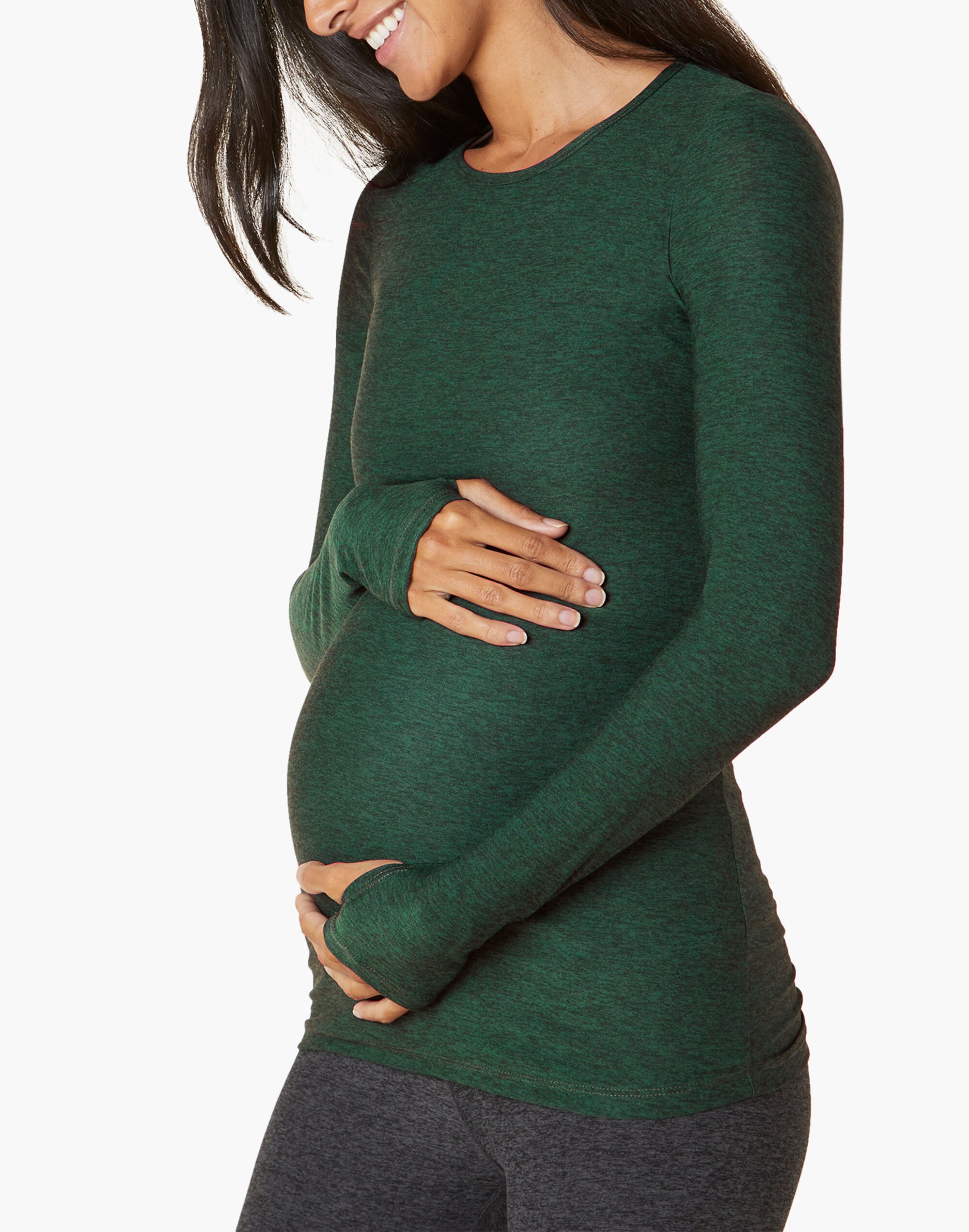 Beyond Yoga Classic Crew Maternity Pullover