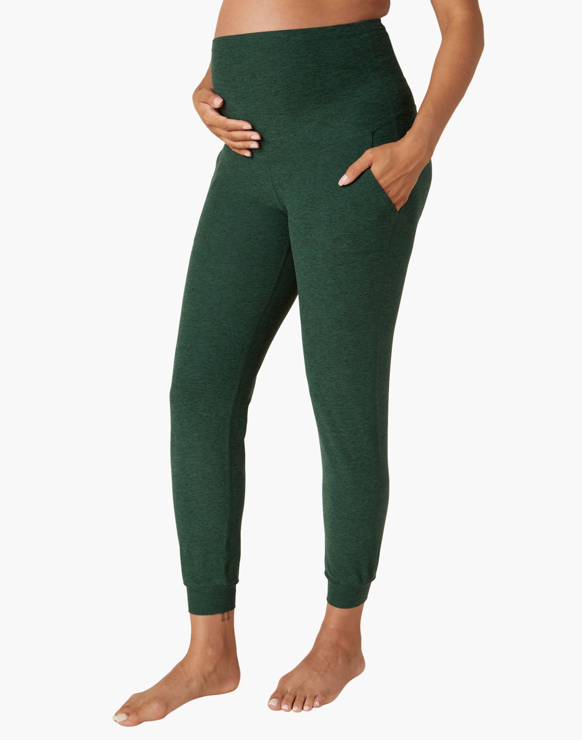 beyond yoga spacedye maternity jogger
