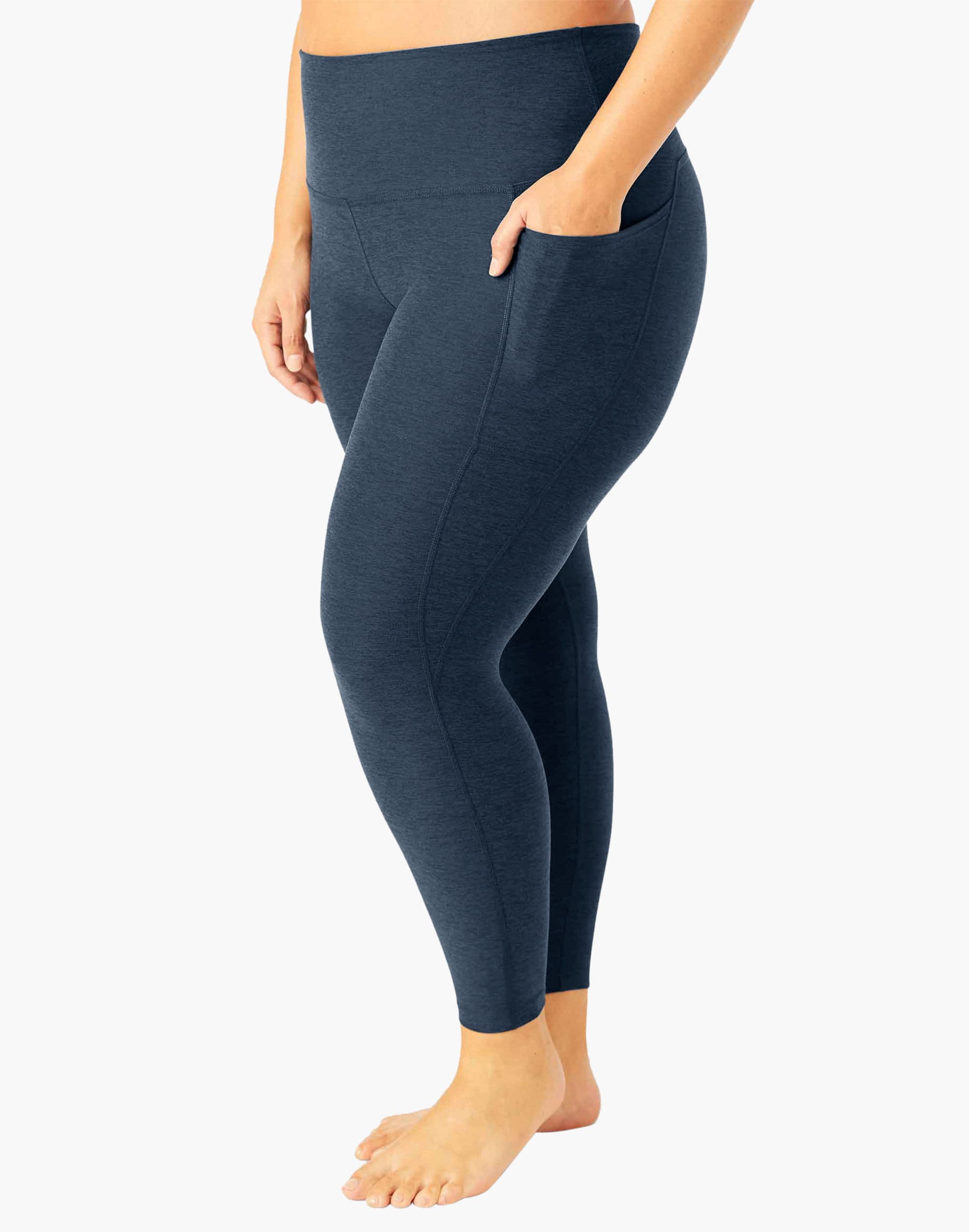 beyond yoga plus spacedye out of pocket high waisted midi legging