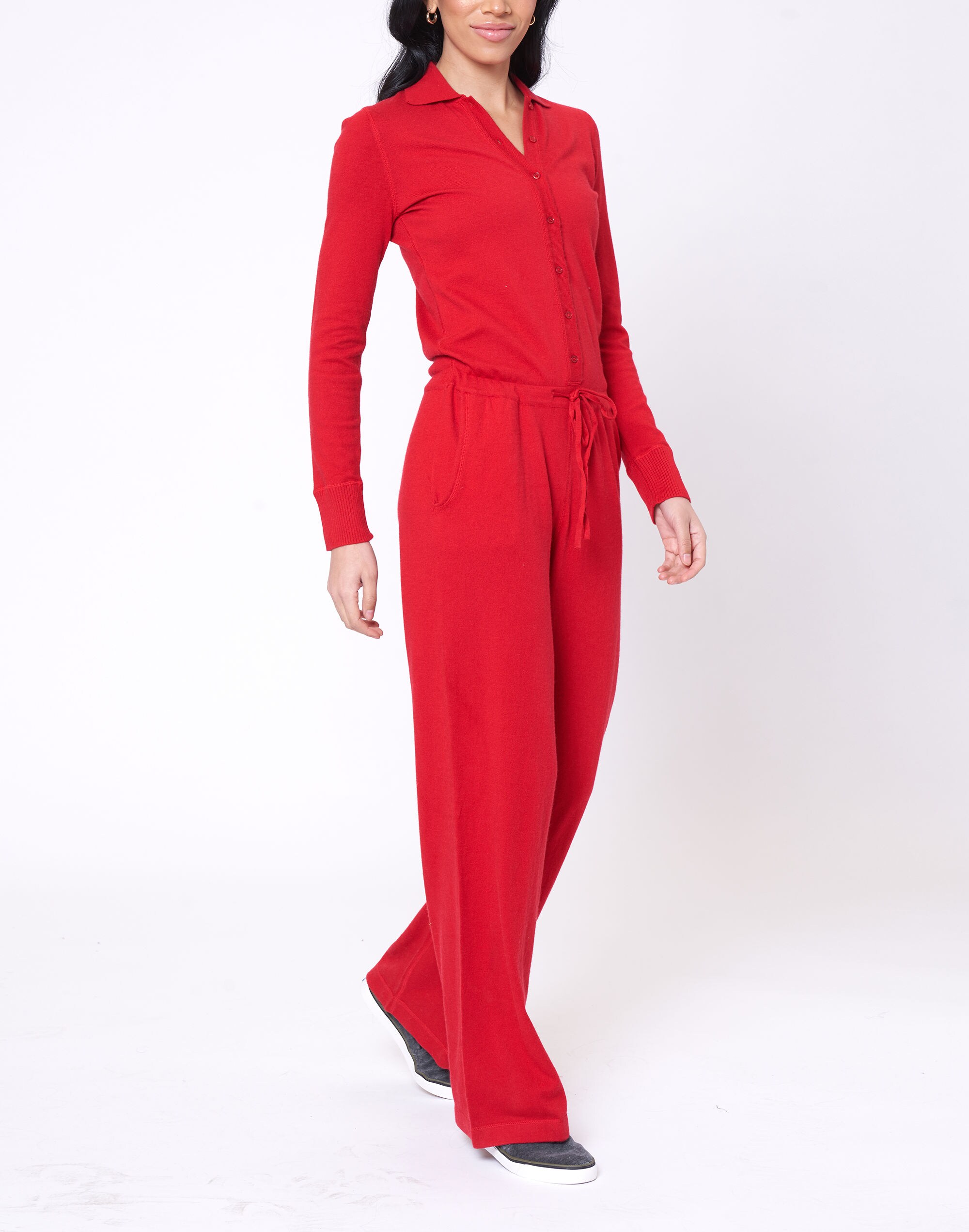 Shop Mw Leimere Naples Jumpsuit In Red