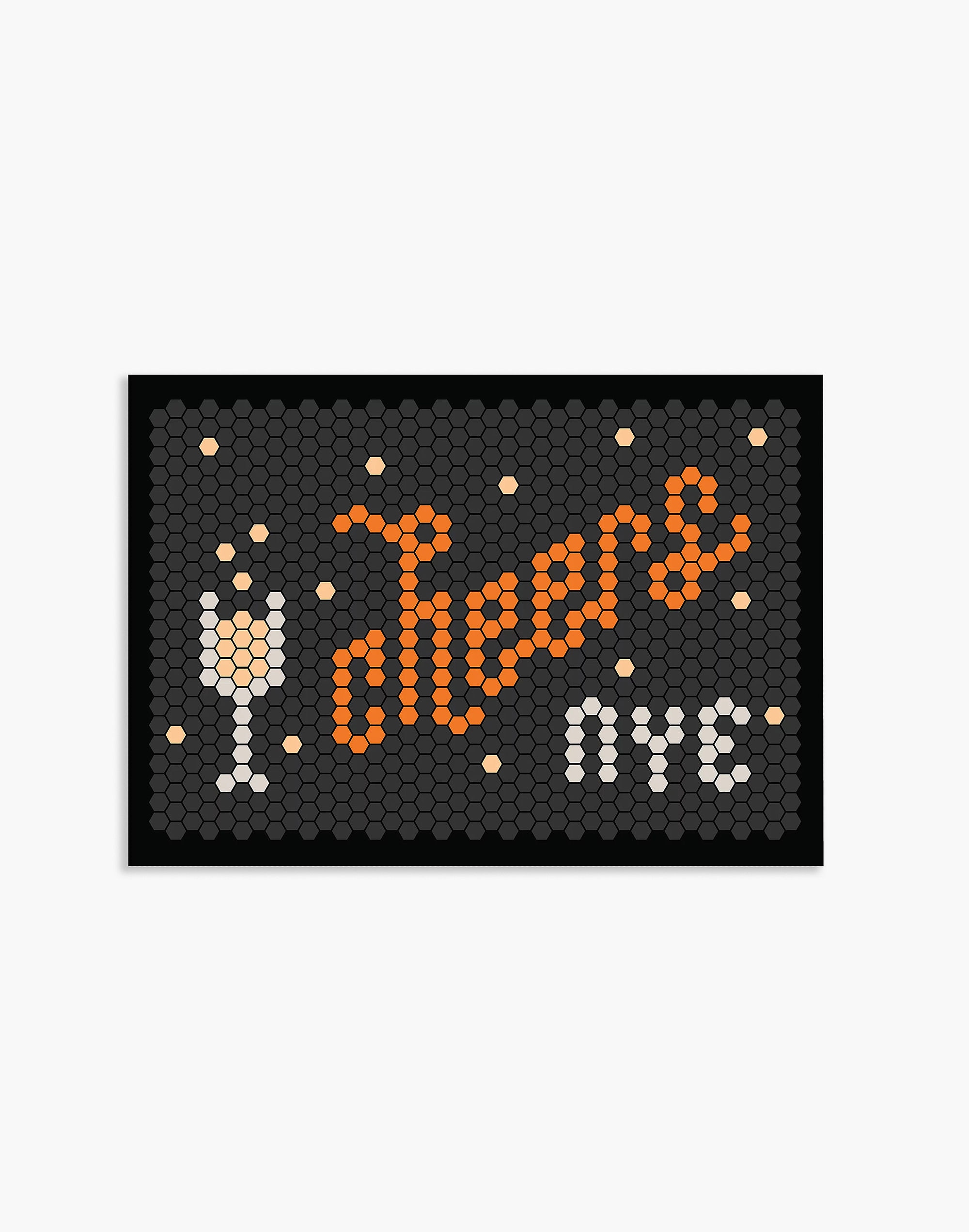 Madewell Letterfolk Large Tile Mat In Black