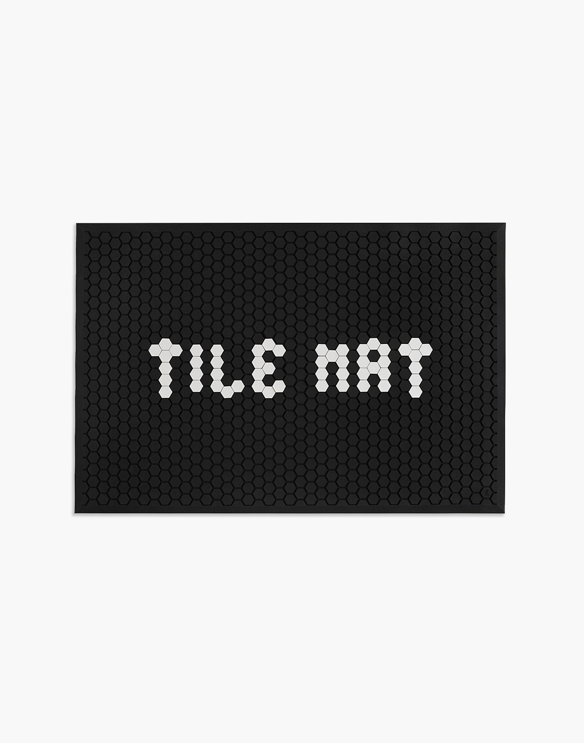 Madewell Letterfolk Large Tile Mat In Black
