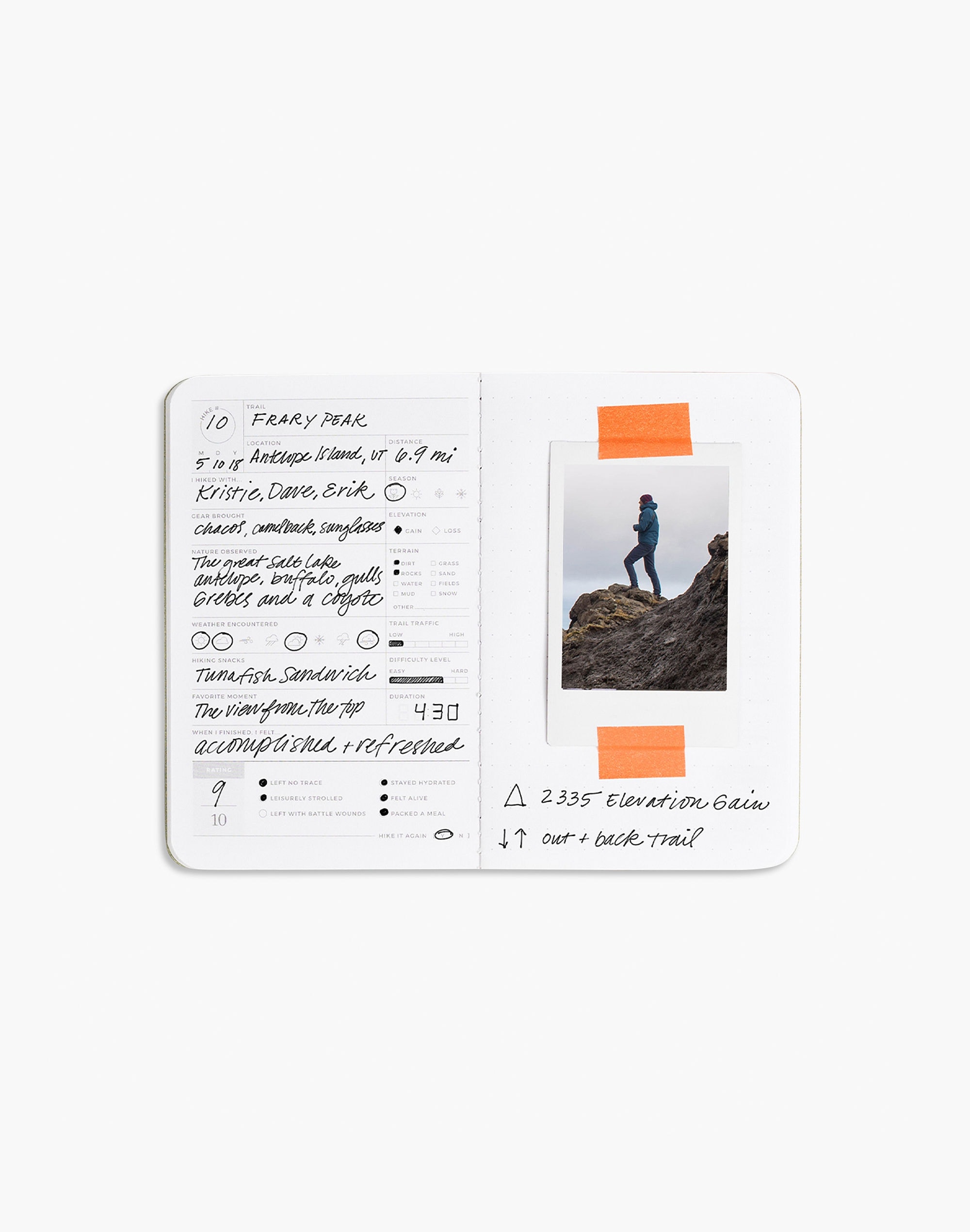 Letterfolk Hike Passport