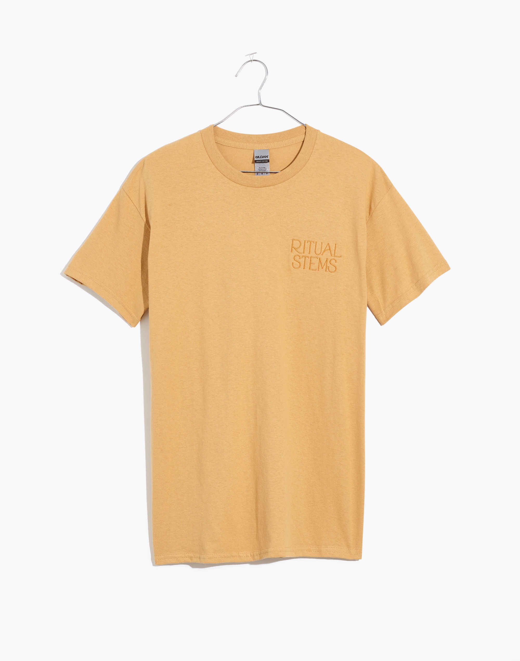 ritual stems unisex embroidered tee