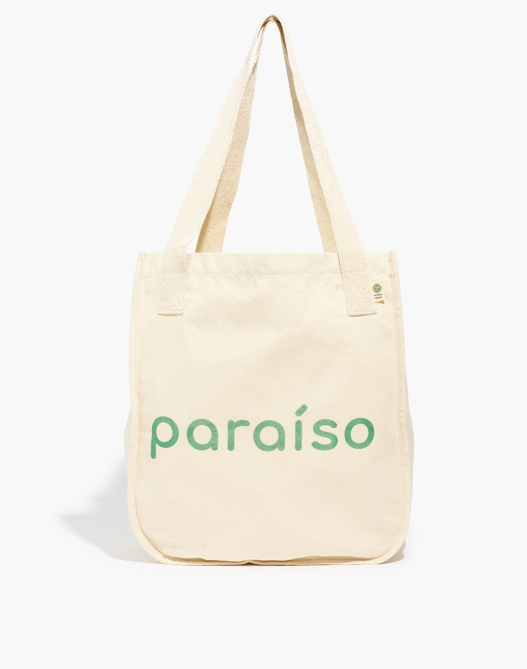ser paraíso organic cotton reusable tote bag
