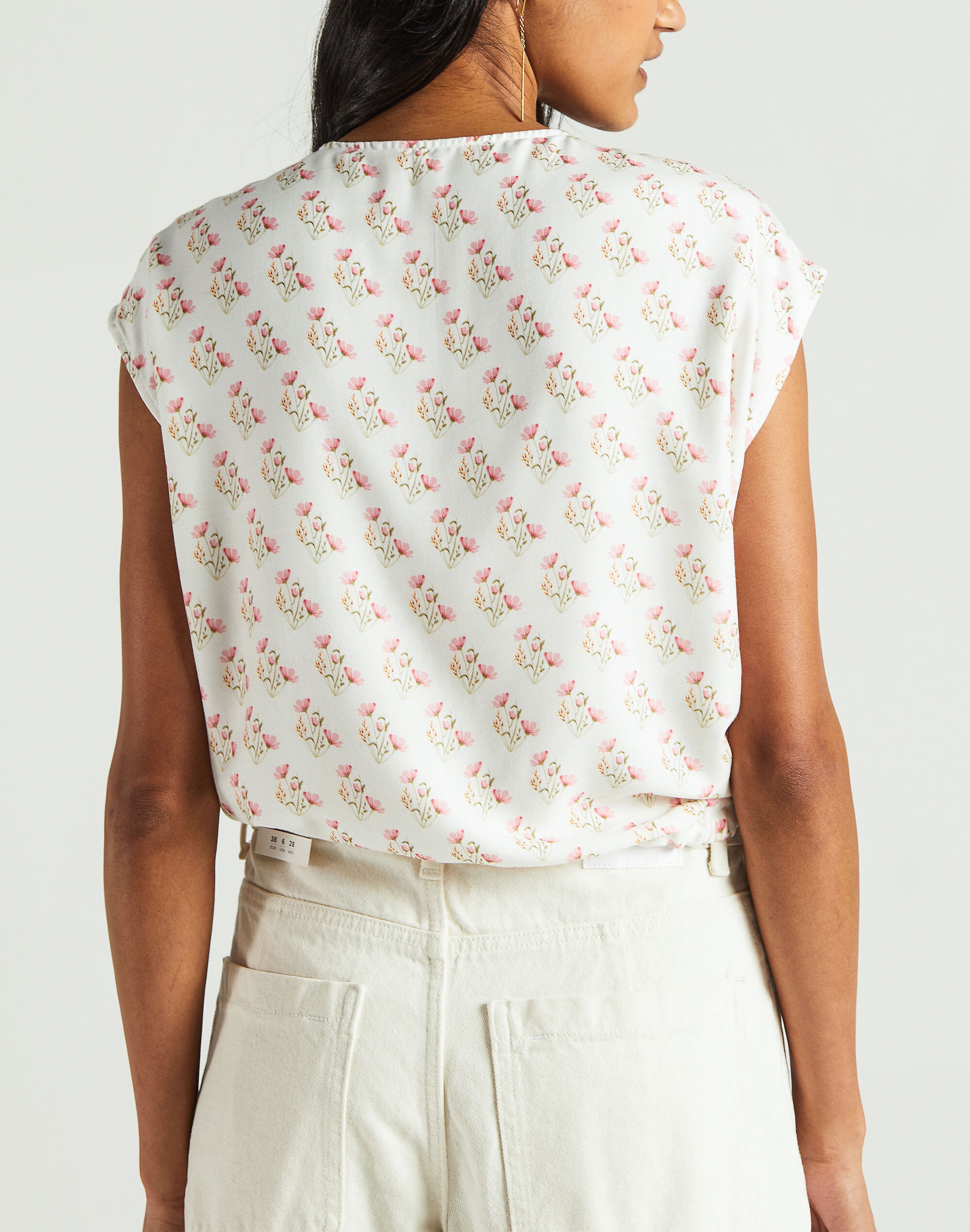 Madewell x Reistor Floral Crop Top