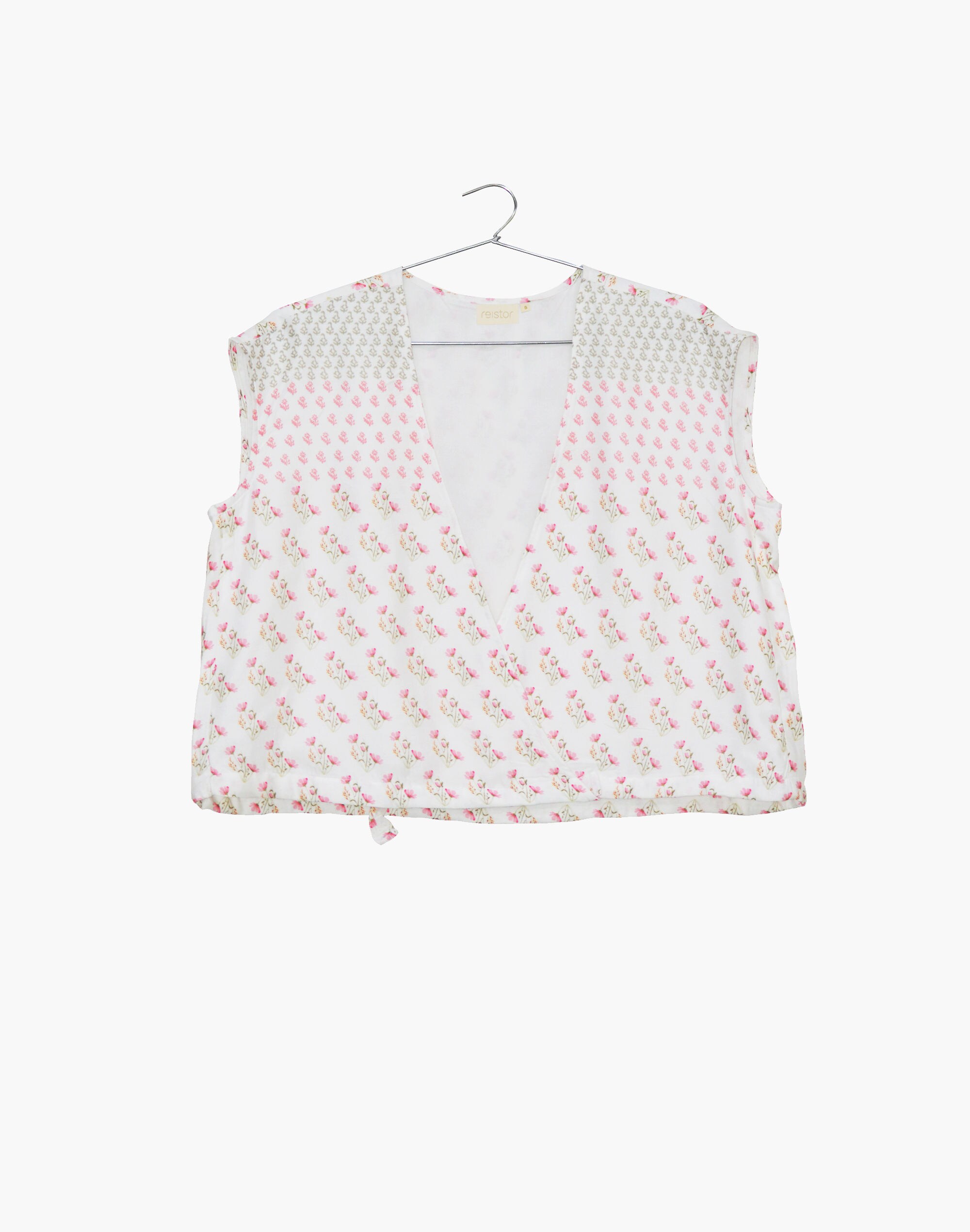 Madewell x Reistor Floral Crop Top