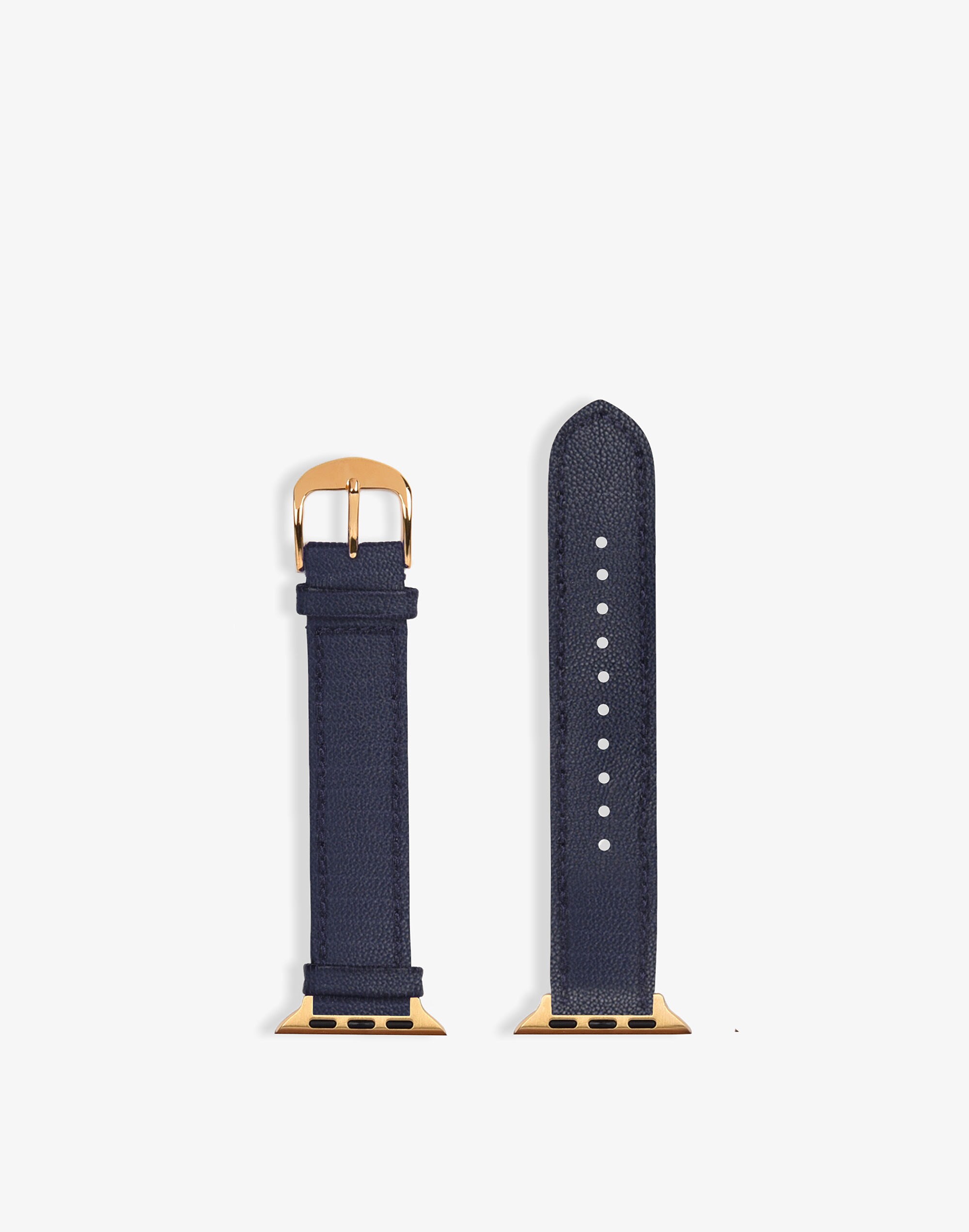 Hyer Goods Apple Watch Band- White- Gold- 38/40/41 mm