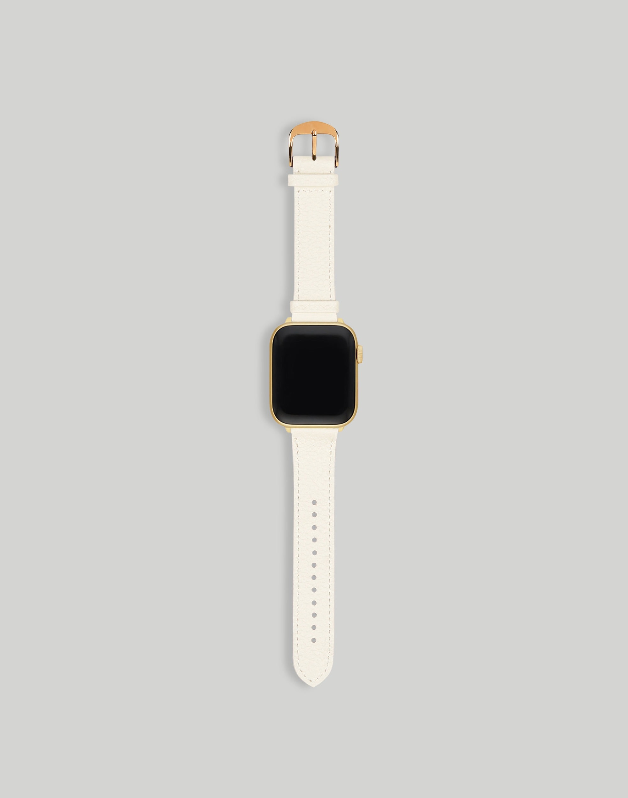 Hyer Goods Apple Watch Band- White- Gold- 38/40/41 mm