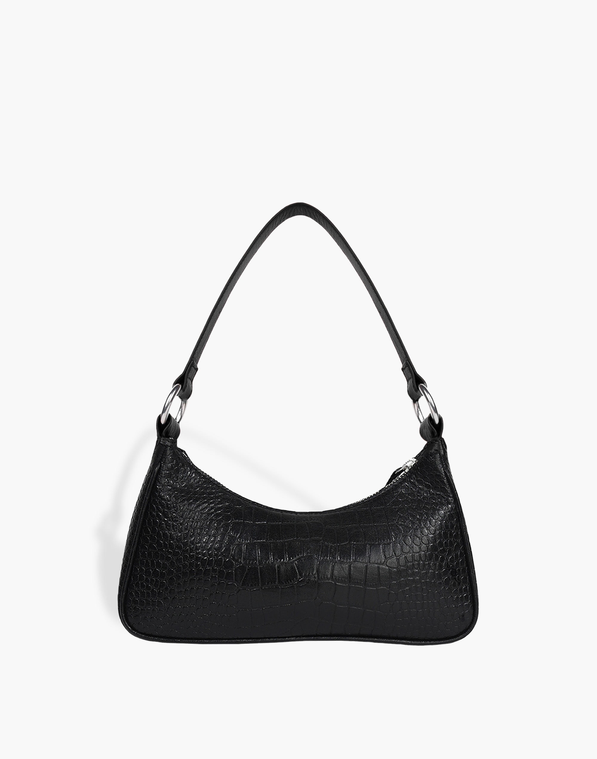hyer goods luxe mini shoulder bag- white