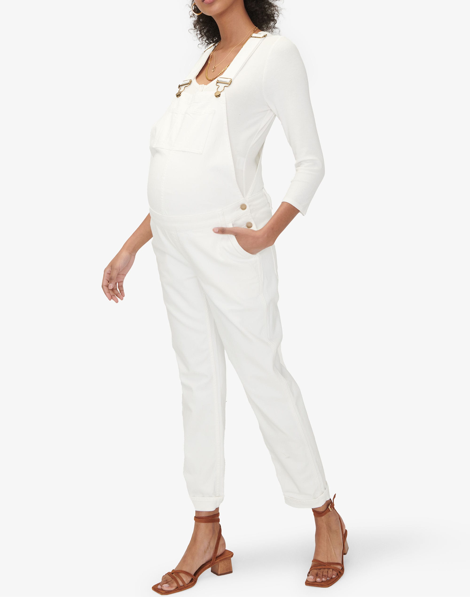 HATCH Collection The Denim Maternity Overall