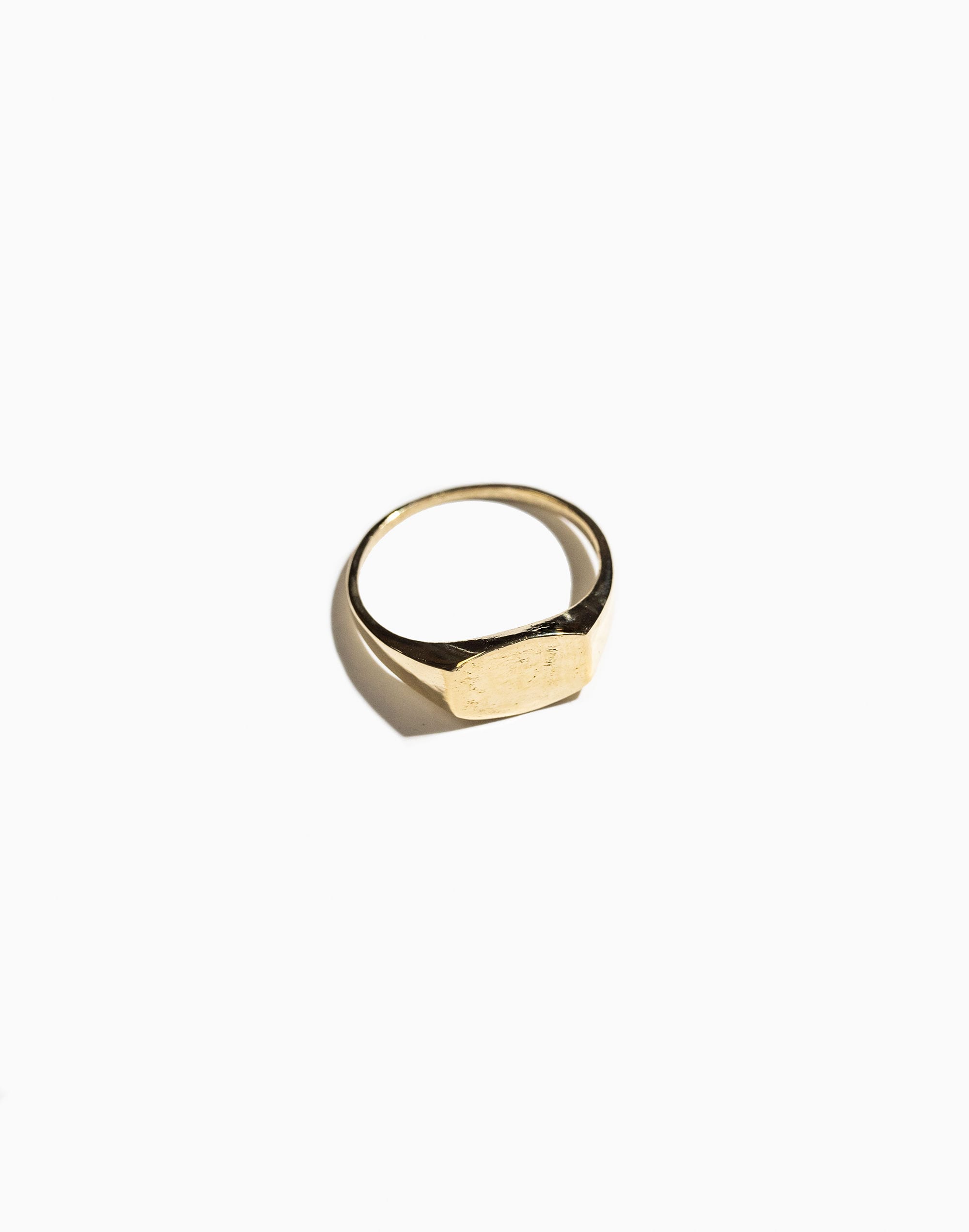 Iris 1956 Jewelry Hammered Minimilist Signet