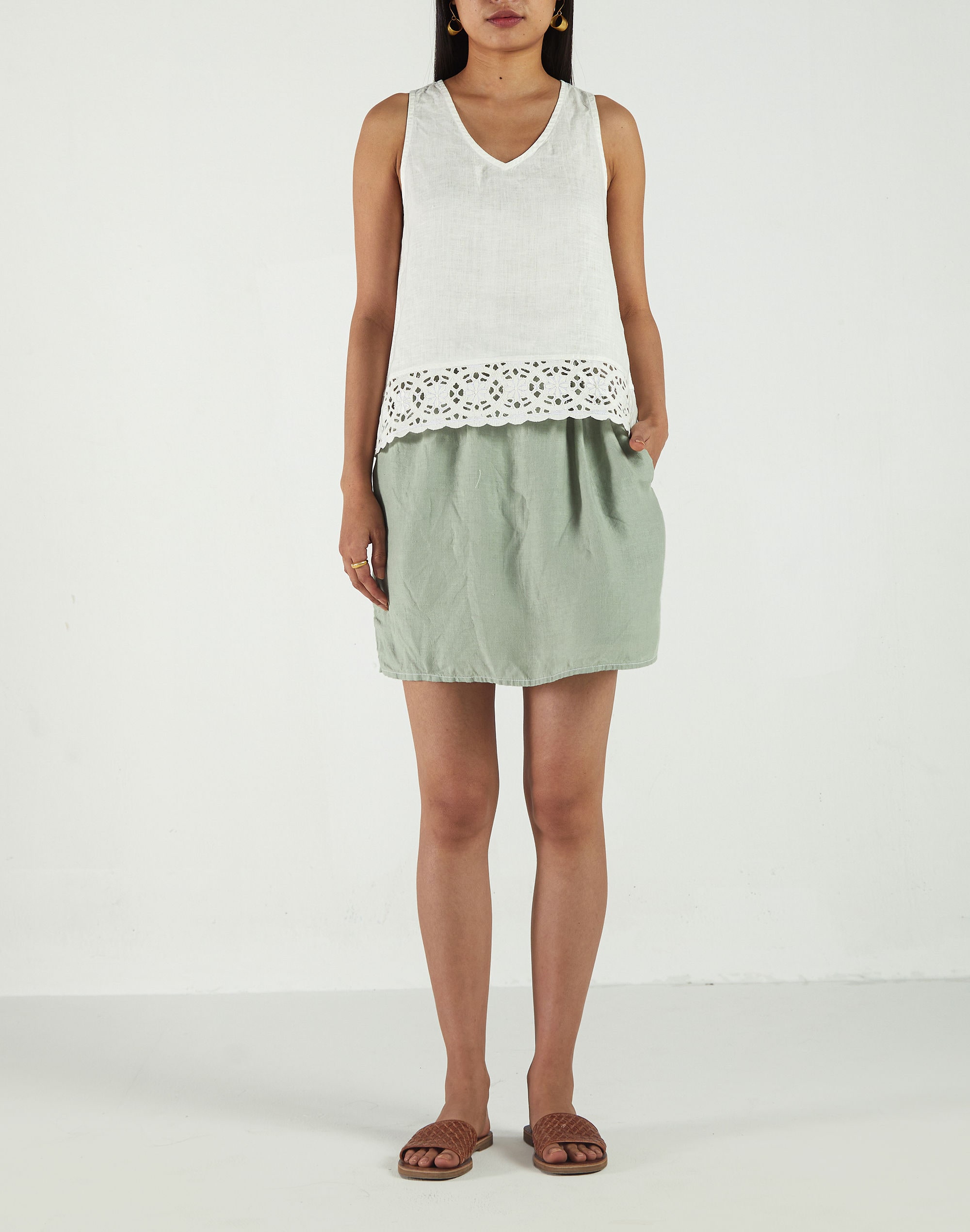 reistor sunkissed shoulders top