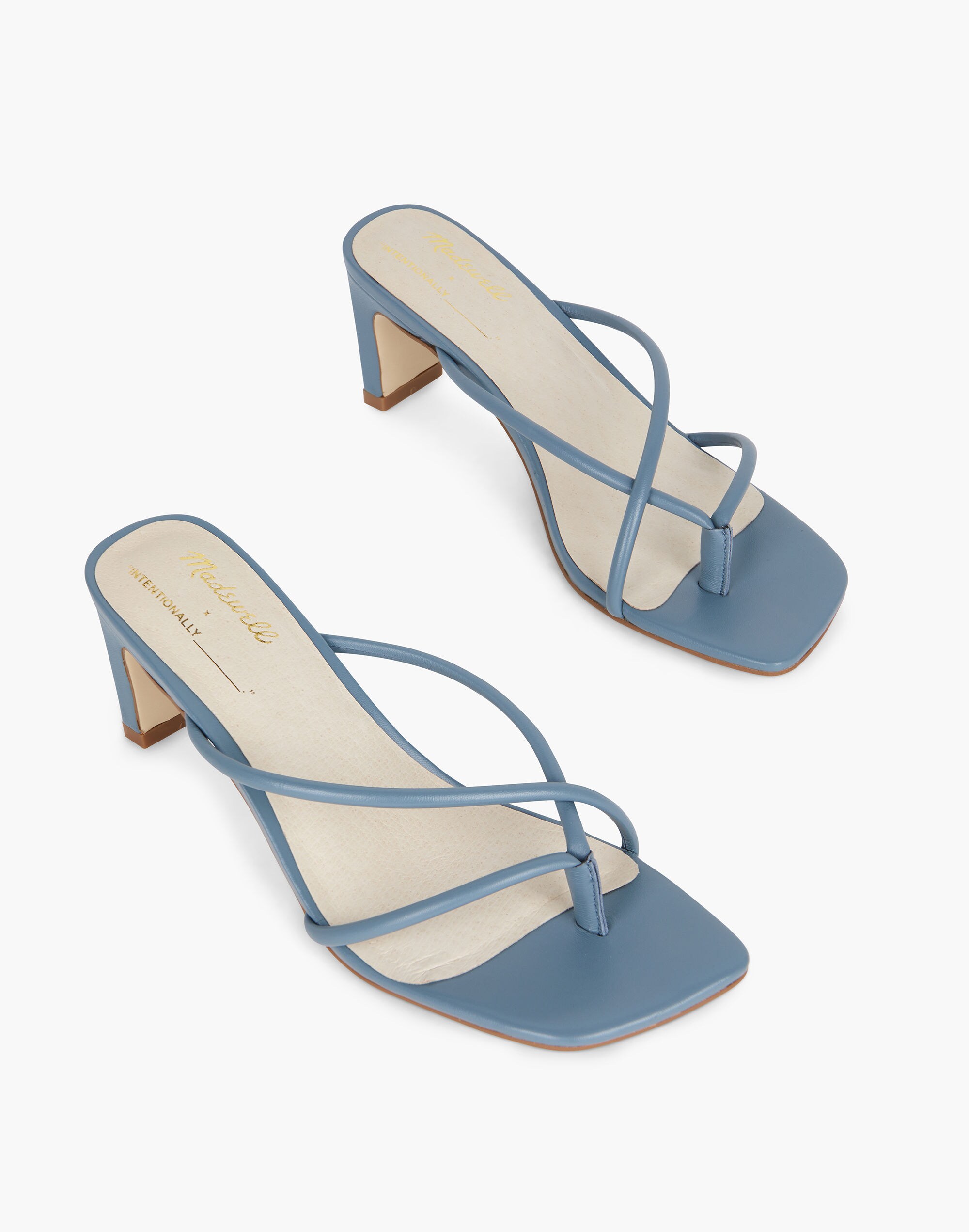 Madewell x Intentionally Blank Kelon Sandals in Robins Egg