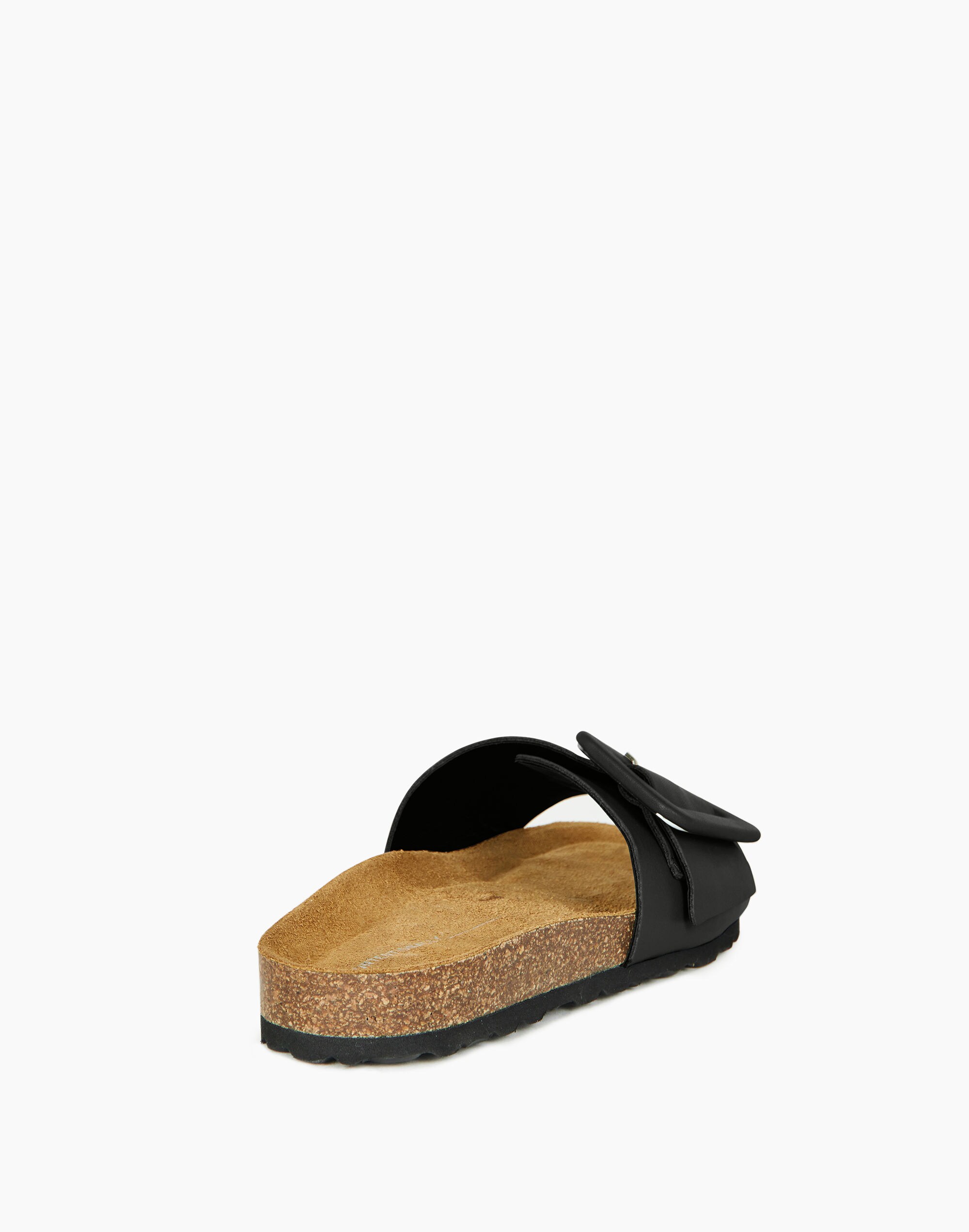 Intentionally Blank Leather Clarice Slide Sandals
