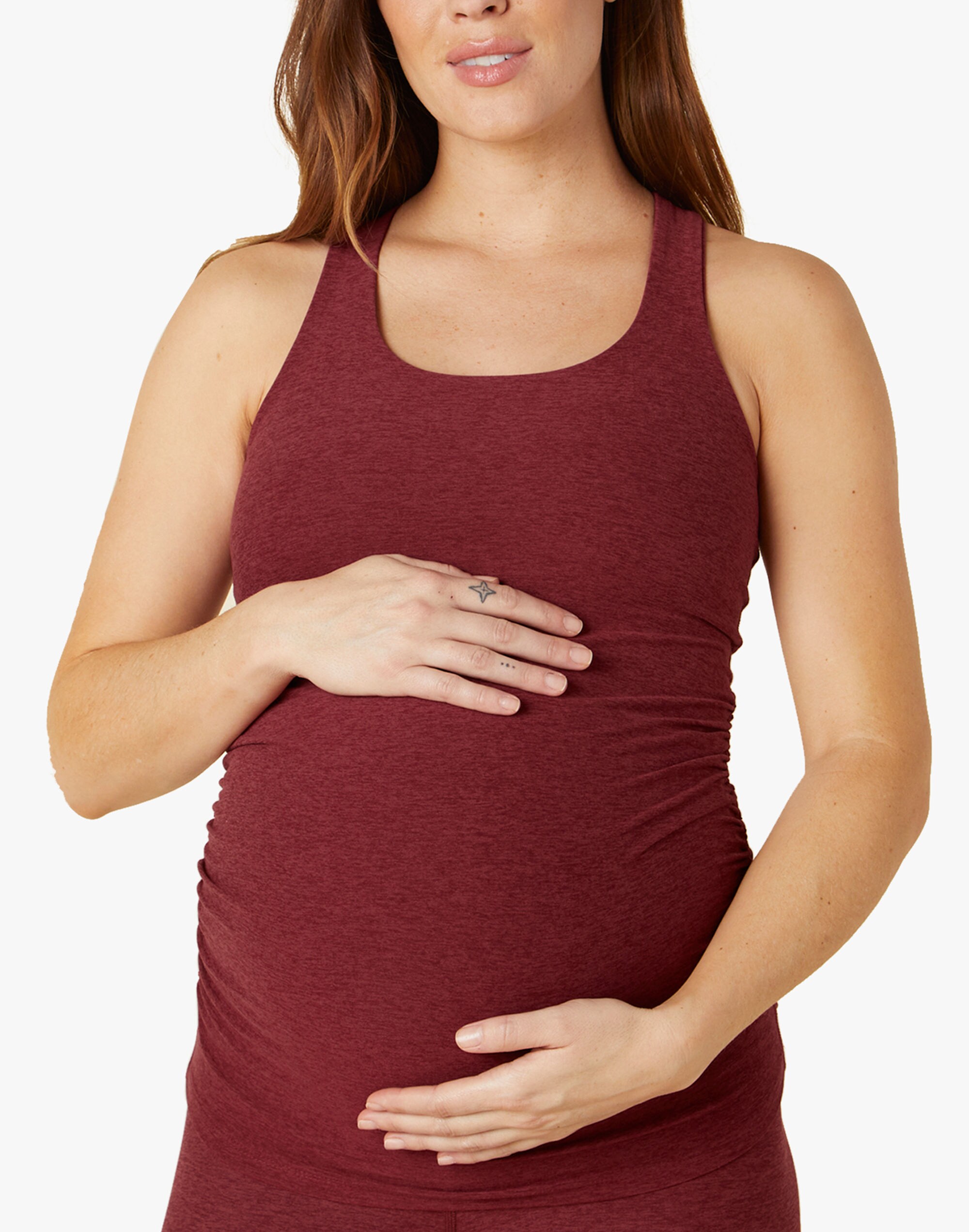 Beyond Yoga Featherweight Let it Grow Racerback Maternity Tank