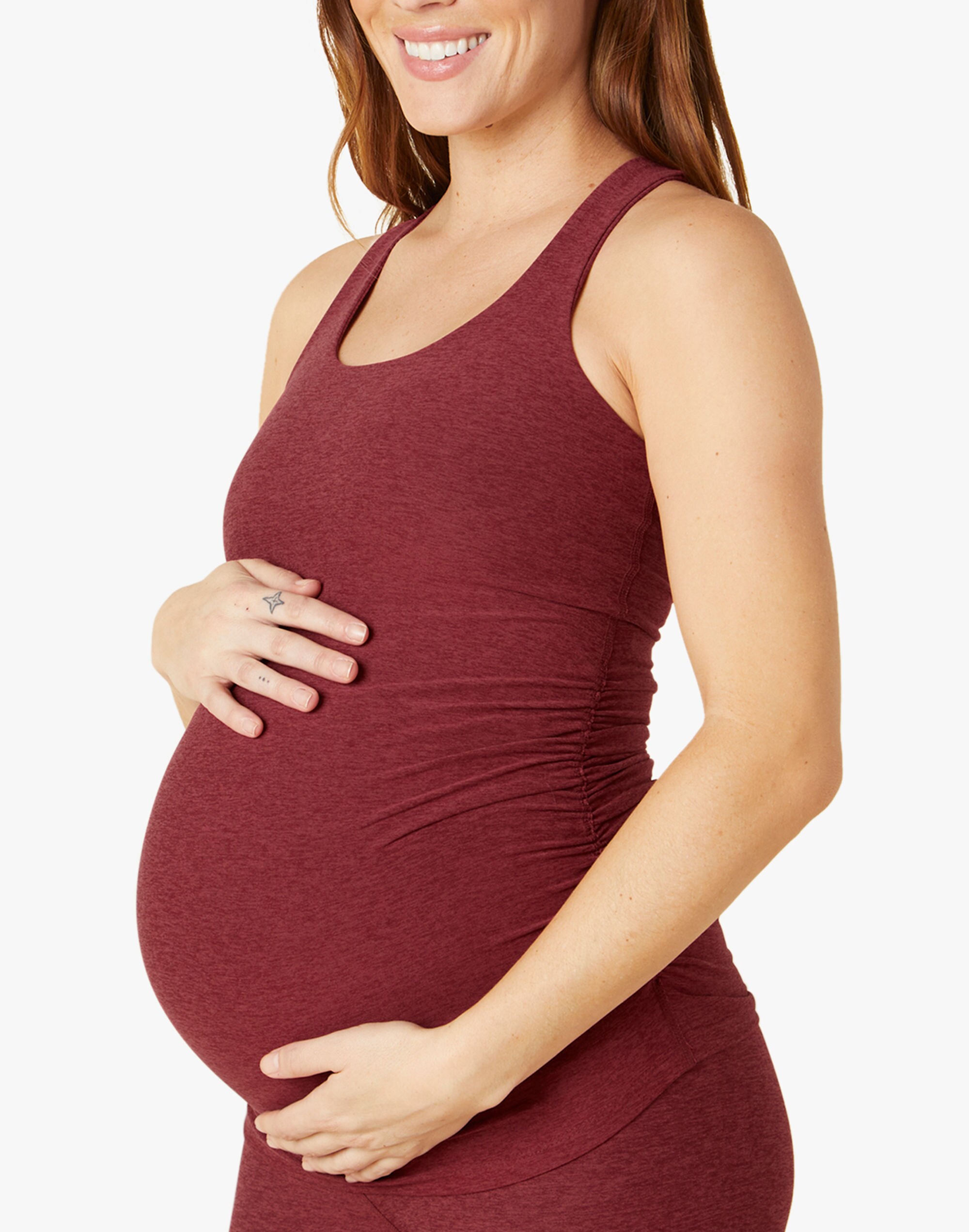 Beyond Yoga Featherweight Let it Grow Racerback Maternity Tank