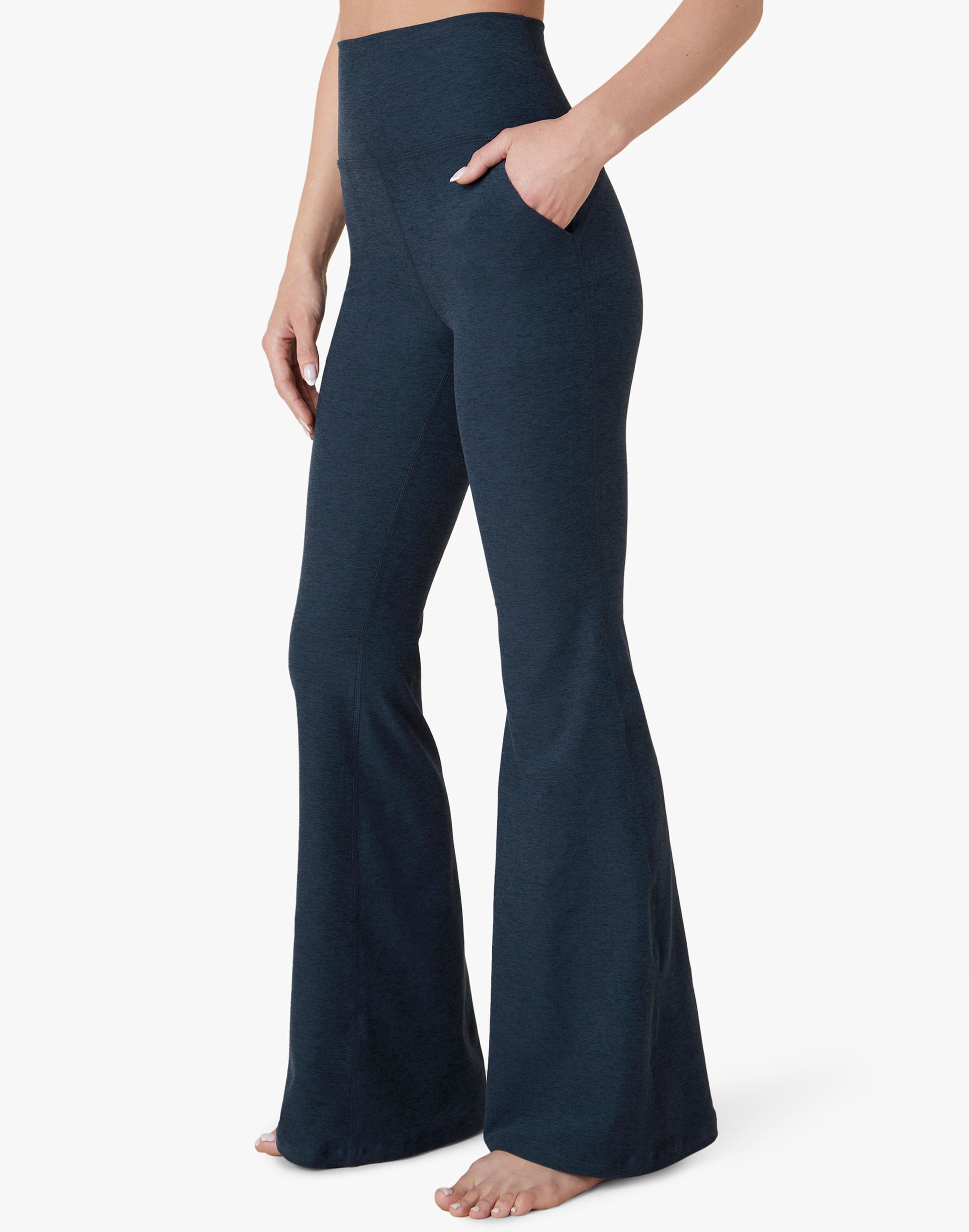 beyond yoga spacedye high waisted all day flare pant