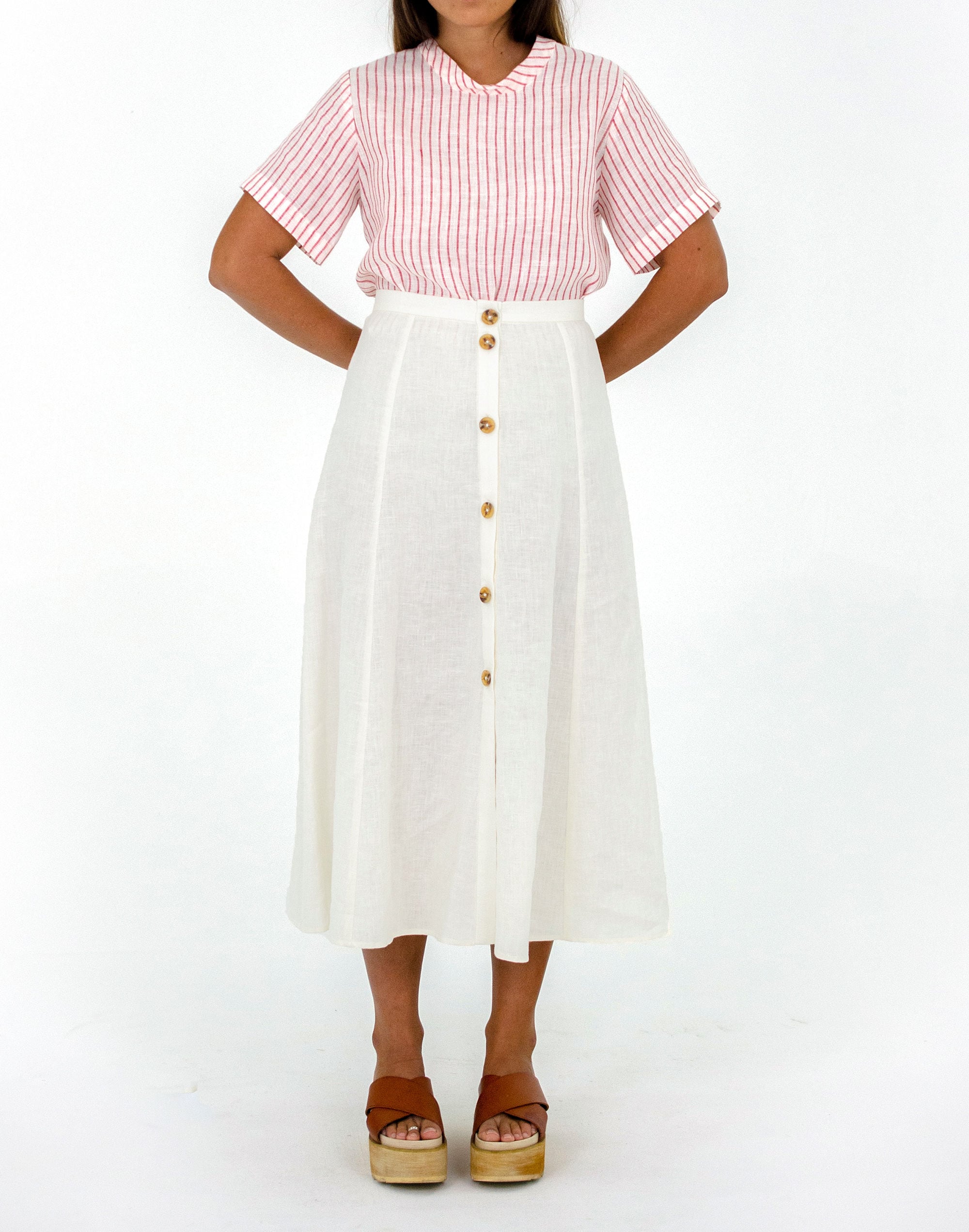 yayi celeste midi skirt