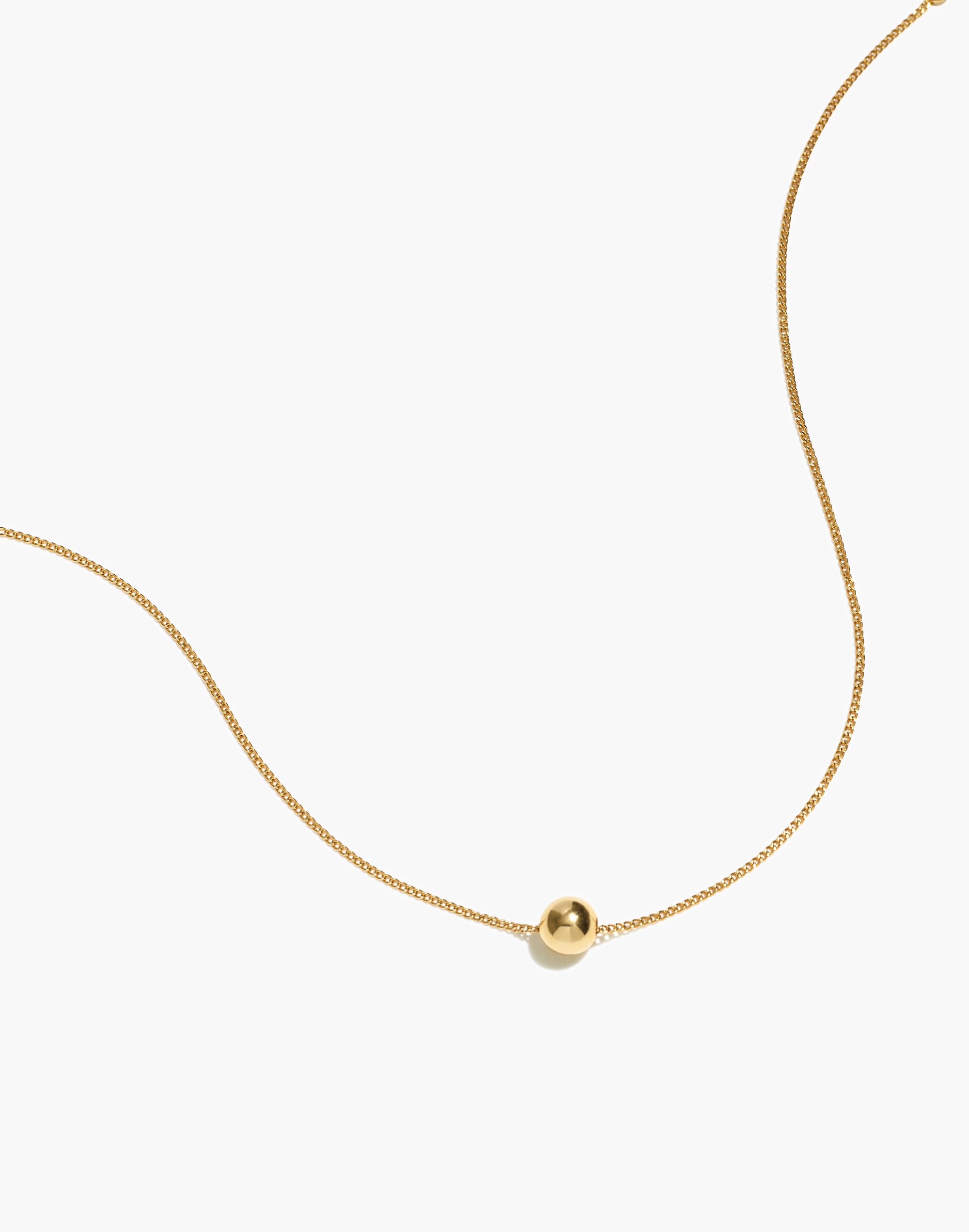 Kendra Scott Beck Thin Round Box Chain Necklace in 18k Gold Vermeil