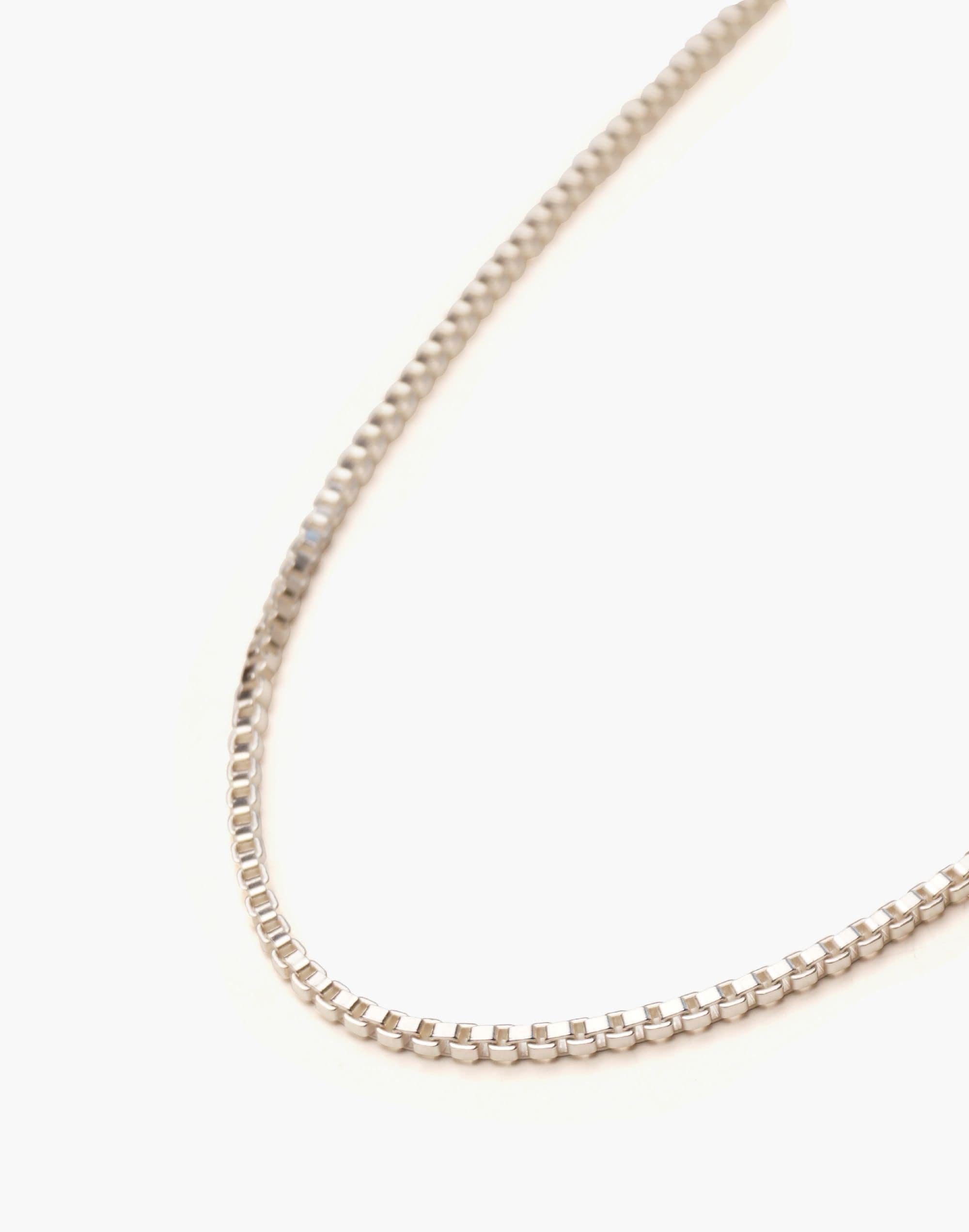 CHARLOTTE CAUWE STUDIO Box Chain Necklace in Sterling Silver